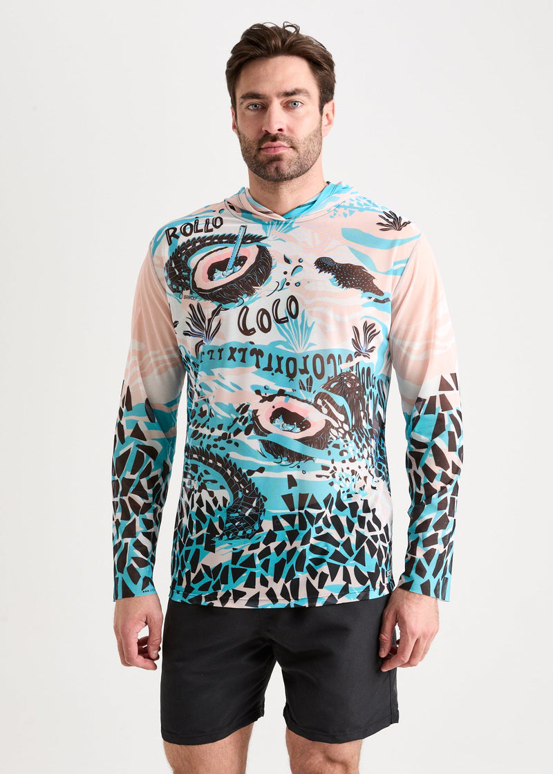 Coccoo Men's Mesh Rash Guard – SPF 50 Long Sleeve Swim Shirt (на проверку) - BRIKOLY