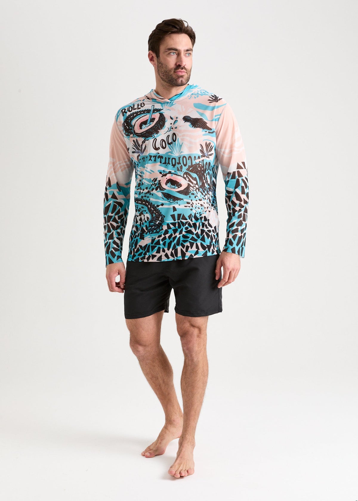 Coccoo Men's Mesh Rash Guard – SPF 50 Long Sleeve Swim Shirt (на проверку) - BRIKOLY