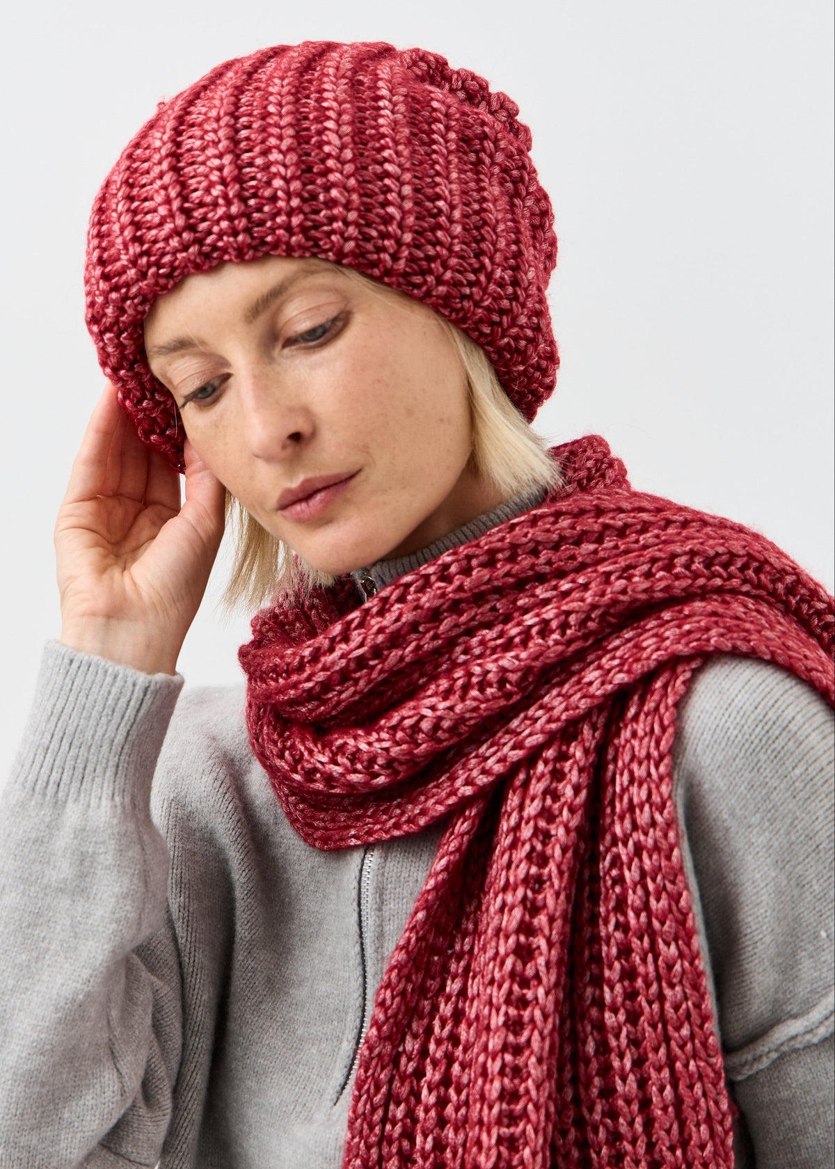 Oversized Double-Layer Wool Hat in Lusred (на проверку + заполнить) - BRIKOLY