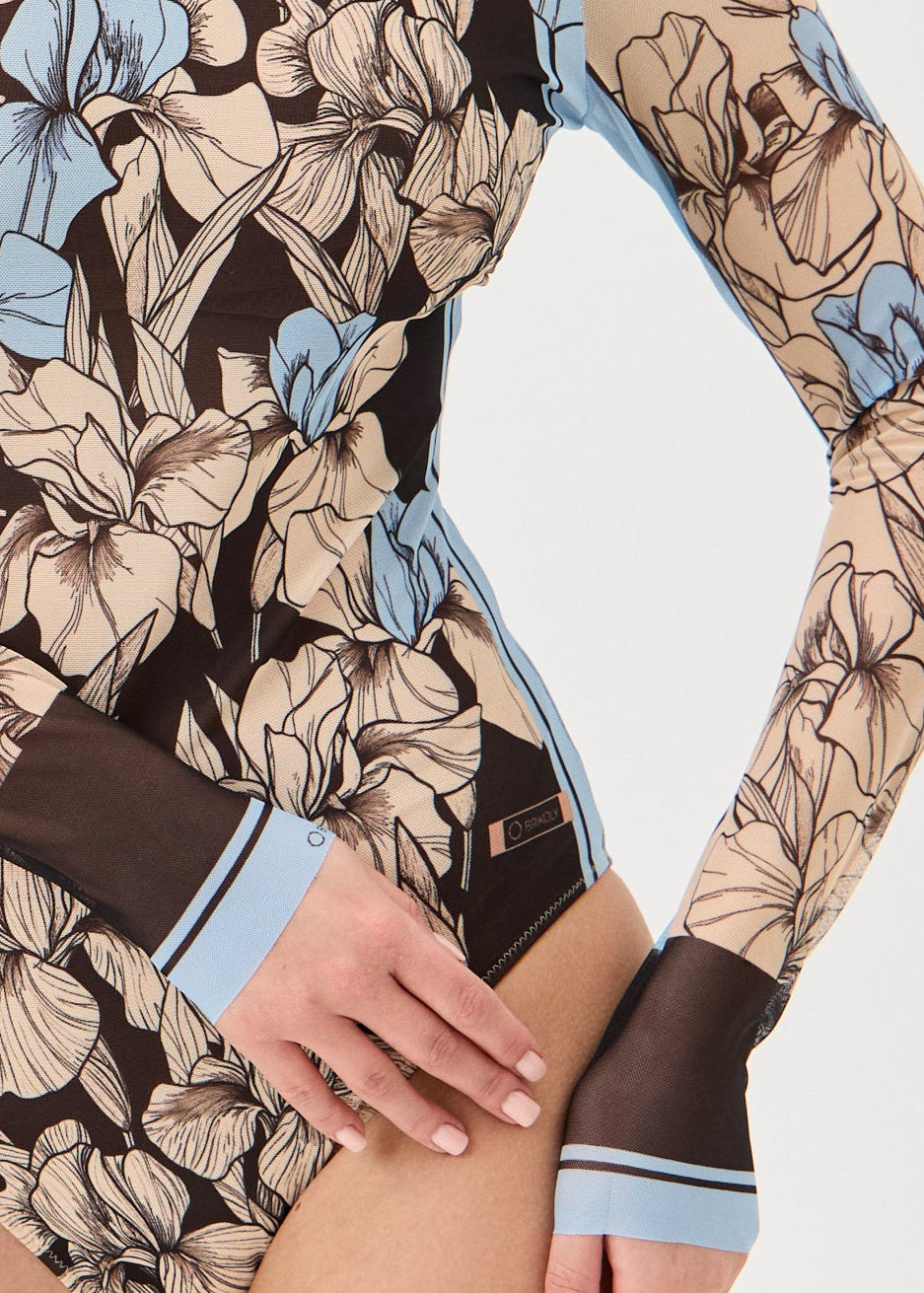 Iris Tattoo Swimsuit with SPF 50 Protection – Stylish Swimwear for Women