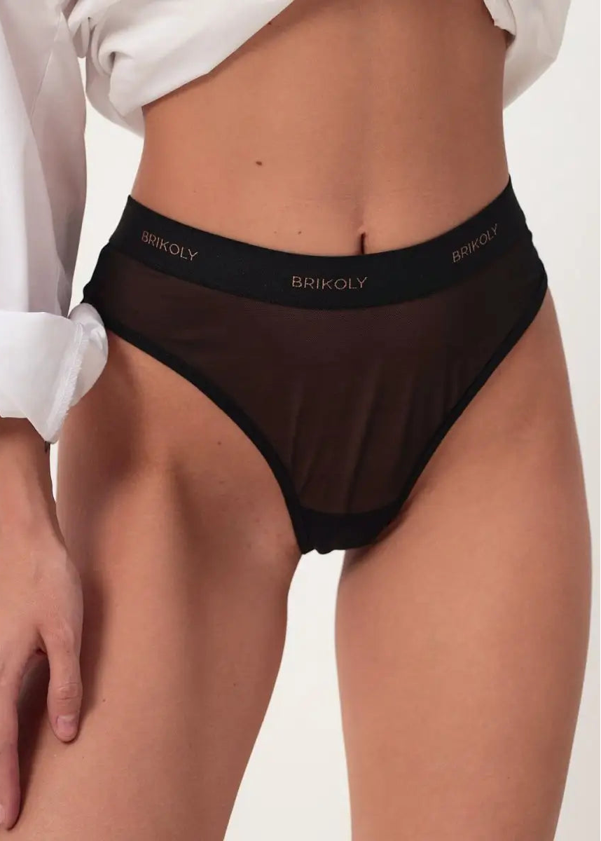 Black Sheer Brazilian Briefs – Elegant and Effortless (на проверку) - BRIKOLY