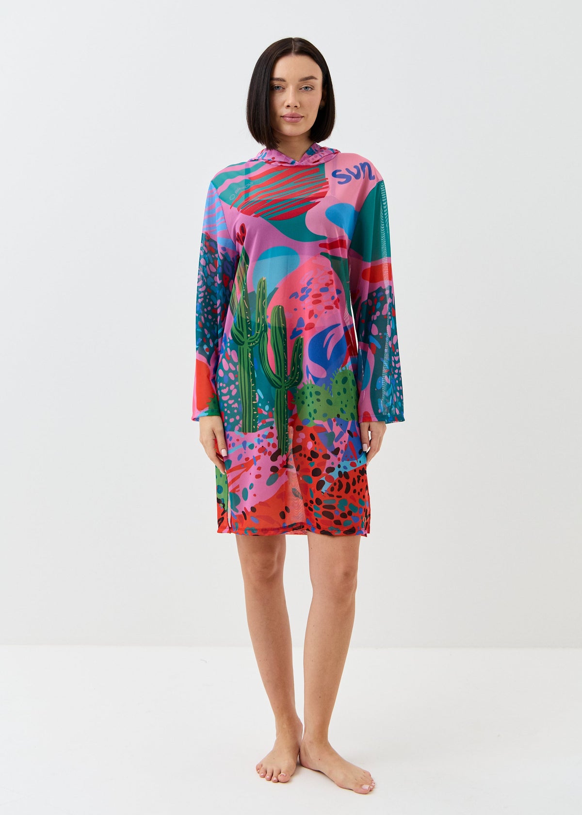 Jaguar Mesh Beach Tunic for Women – Lightweight UV Cover-Up with Exclusive Design (на проверку) - BRIKOLY