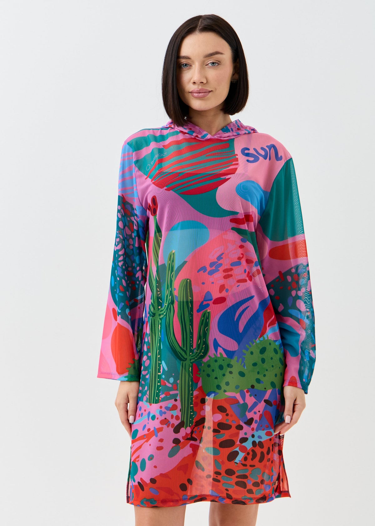 Jaguar Mesh Beach Tunic for Women – Lightweight UV Cover-Up with Exclusive Design (на проверку) - BRIKOLY