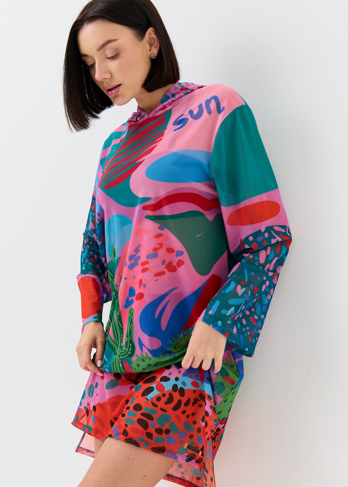 Jaguar Mesh Beach Tunic for Women – Lightweight UV Cover-Up with Exclusive Design (на проверку) - BRIKOLY