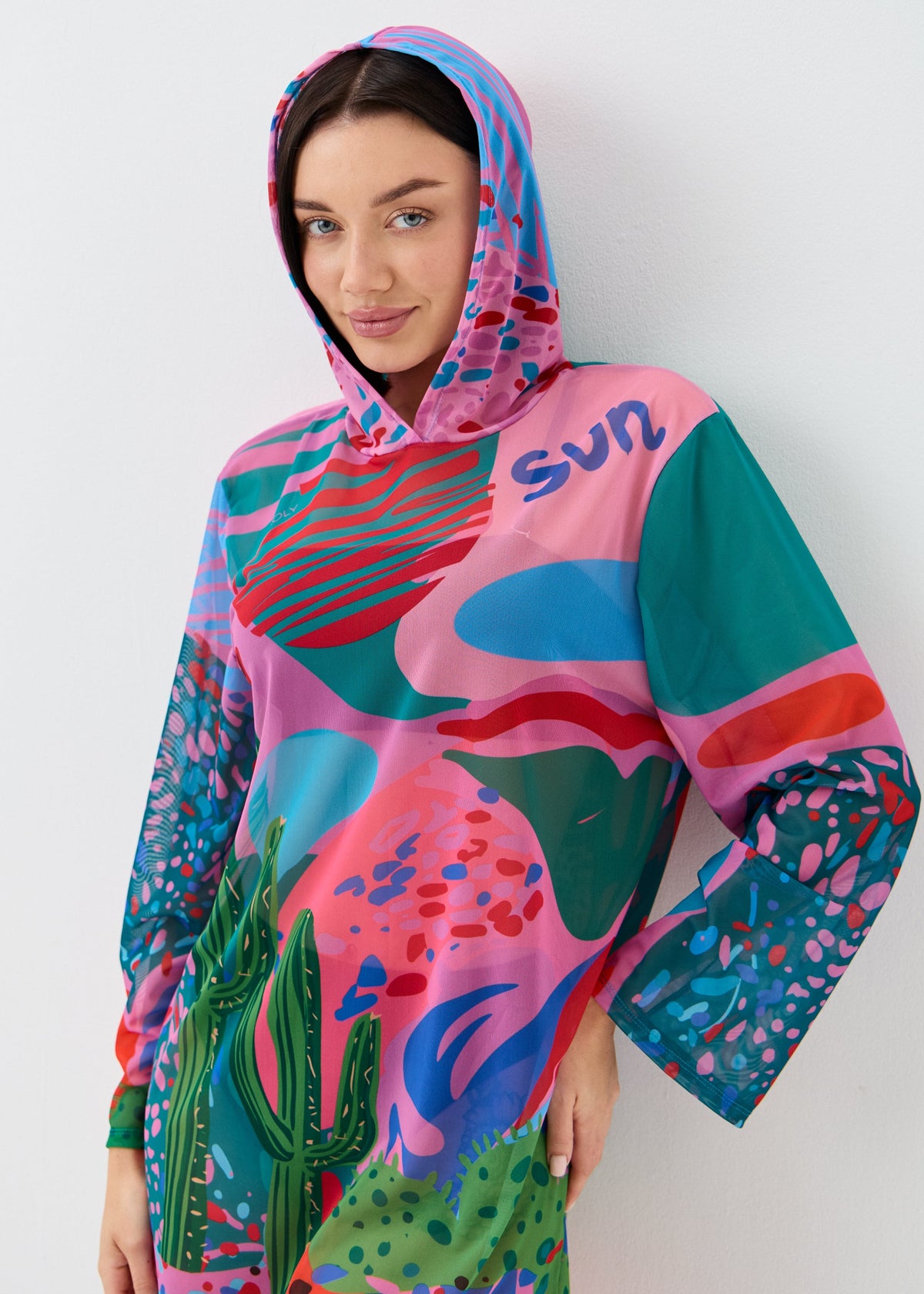 Jaguar Mesh Beach Tunic for Women – Lightweight UV Cover-Up with Exclusive Design (на проверку) - BRIKOLY