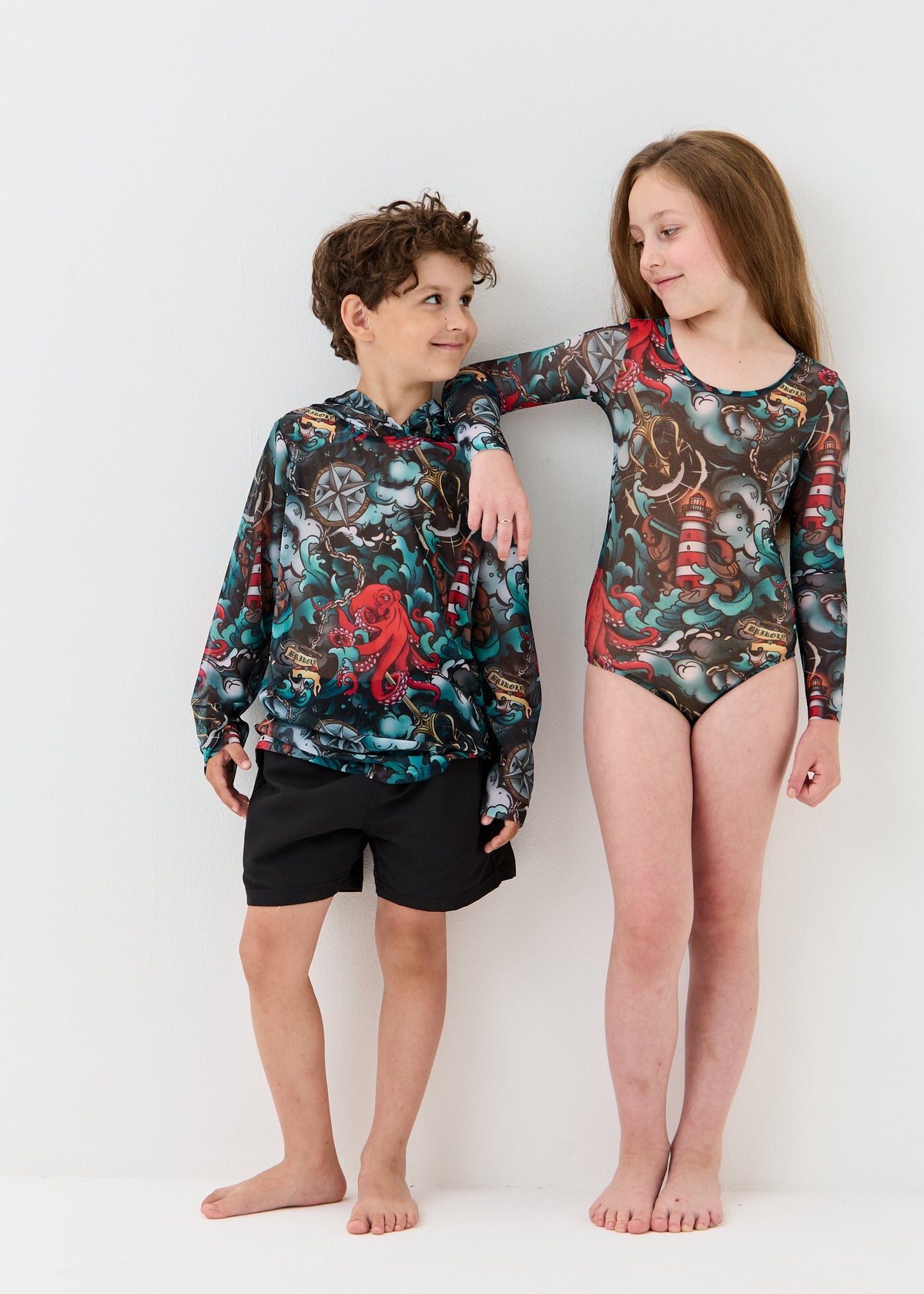 Octopus-2 Kids’ Smart Mesh Tunic - Sun-Safe "Full Family Look" (на проверку) - BRIKOLY