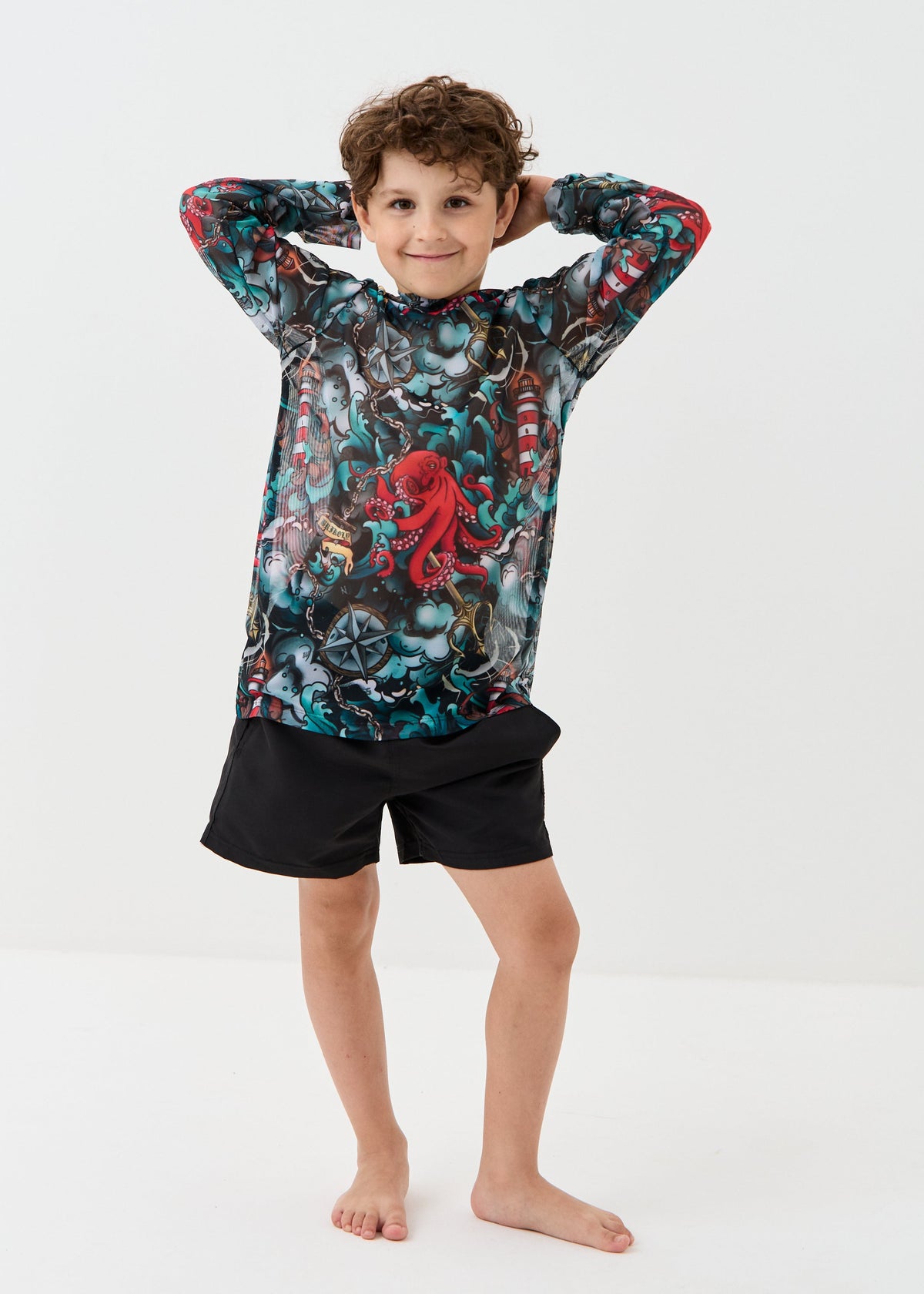 Octopus-2 Kids’ Smart Mesh Tunic - Sun-Safe "Full Family Look" (на проверку) - BRIKOLY