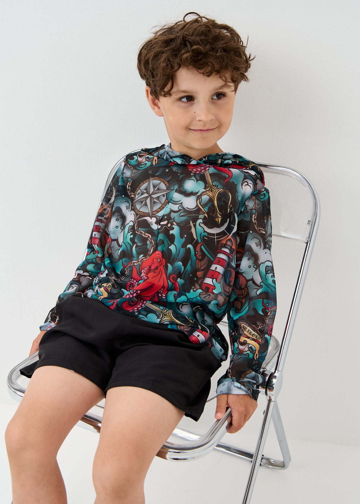 Octopus-2 Kids’ Smart Mesh Tunic - Sun-Safe "Full Family Look" (на проверку) - BRIKOLY