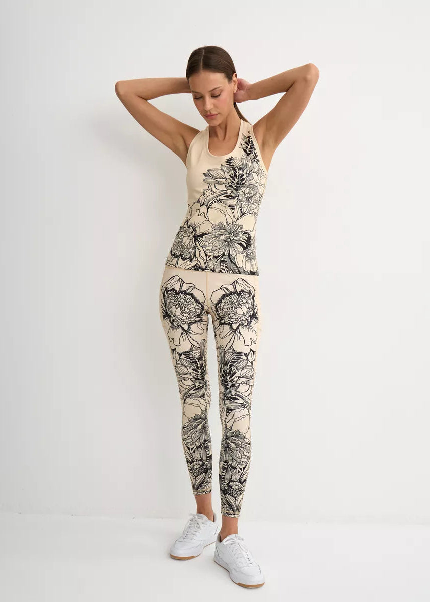 Flower Print Tank Top for Women – Yoga, Fitness & Street Style - BRIKOLY