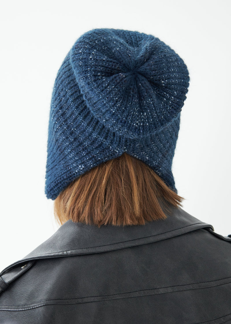 Reversible Wool Beanie City Lisse - Double-Sided Warm Hat