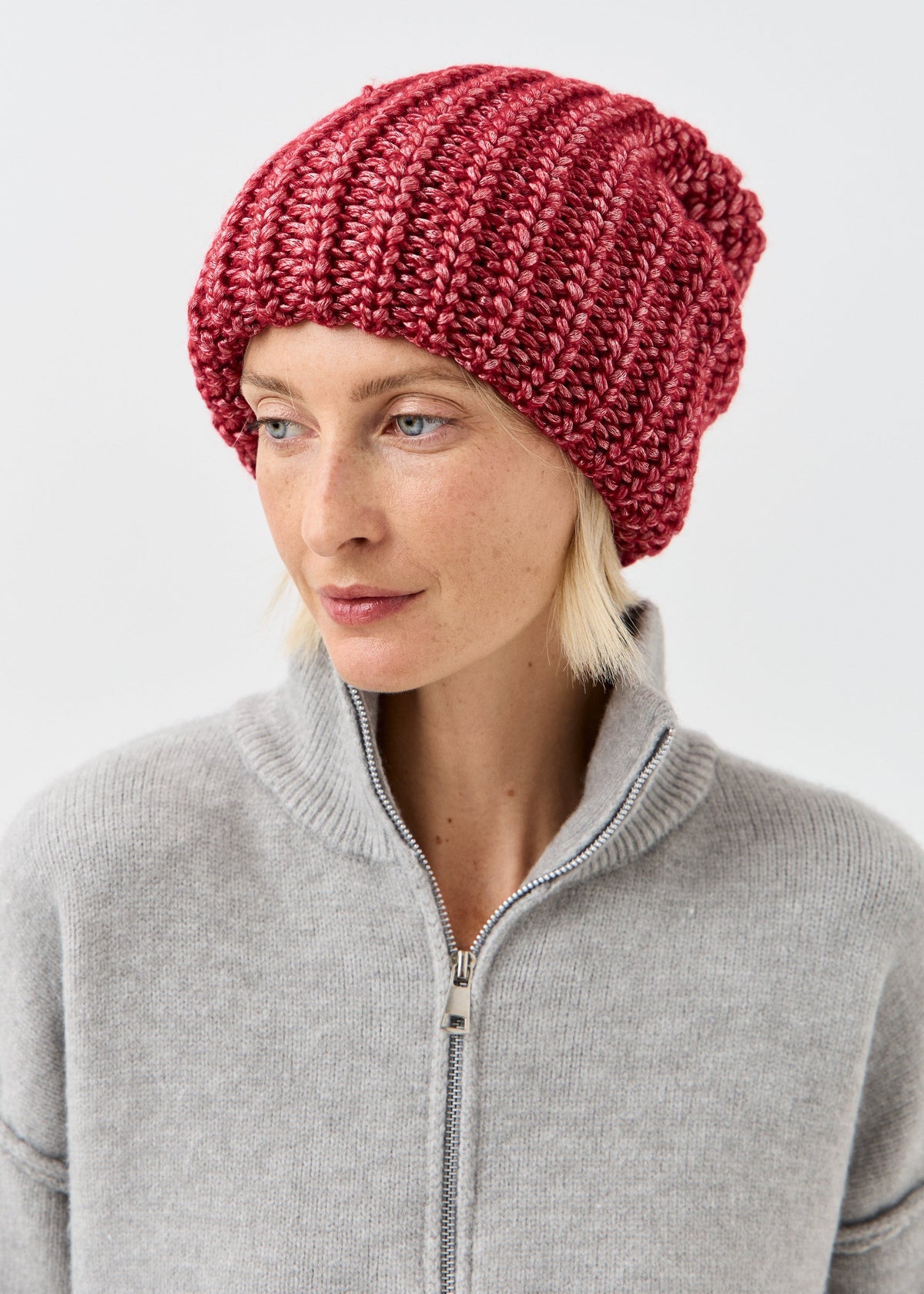 Oversized Double-Layer Wool Hat in Lusred (на проверку + заполнить) - BRIKOLY