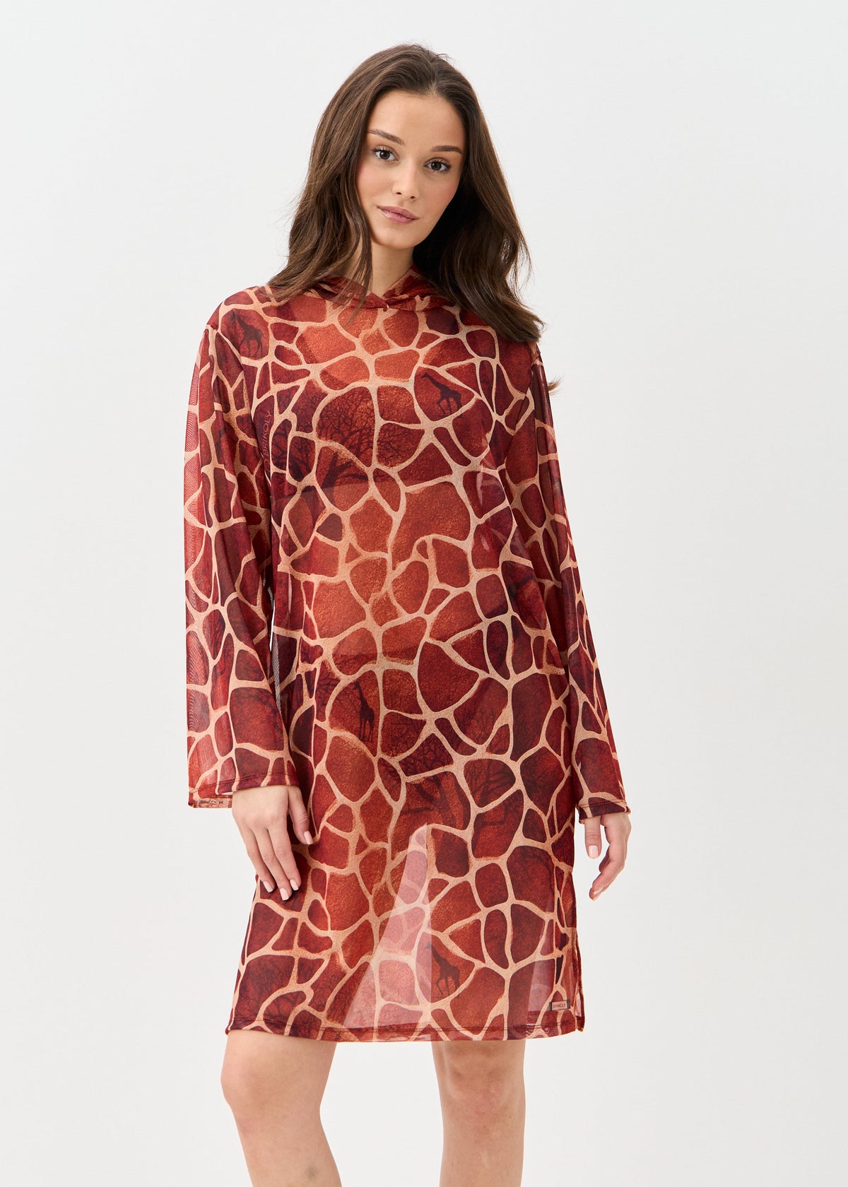 Girafee Mesh Beach Tunic for Women – Lightweight UV Cover-Up with Exclusive Design - BRIKOLY