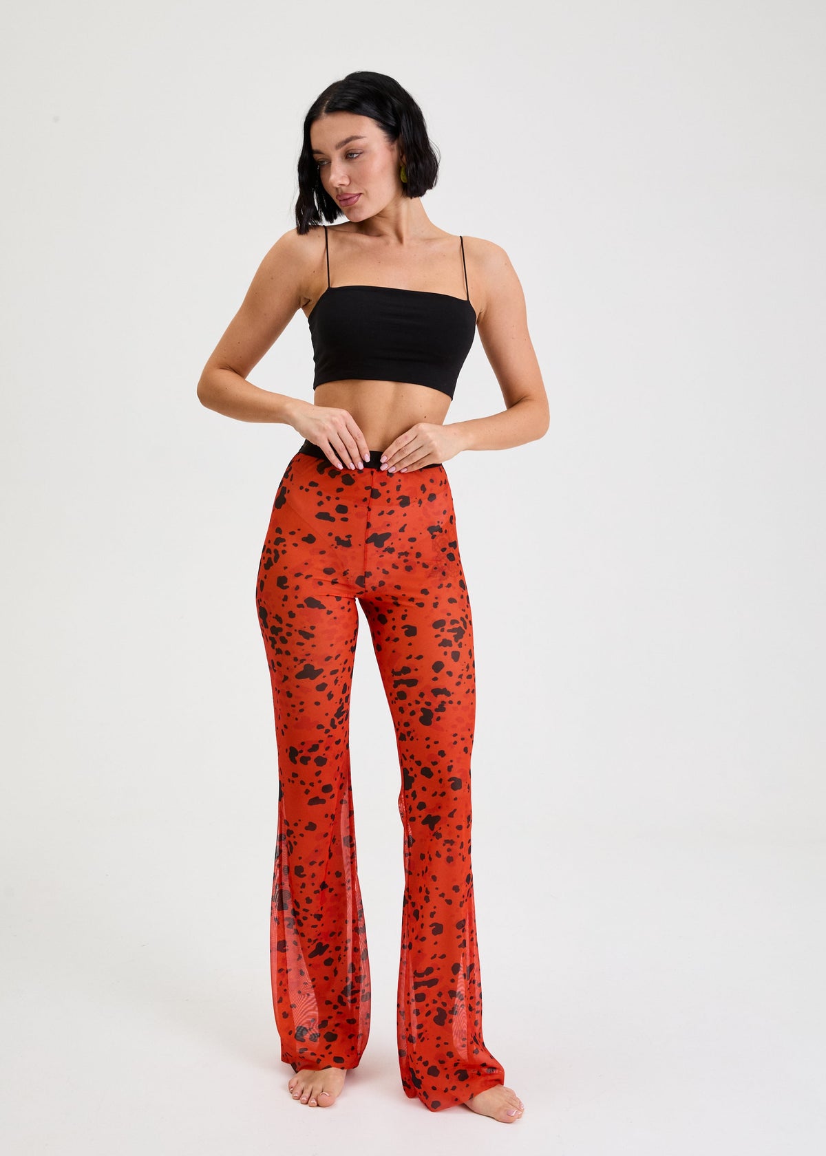 Buckwheat Pants for All Mesh Flare - BRIKOLY