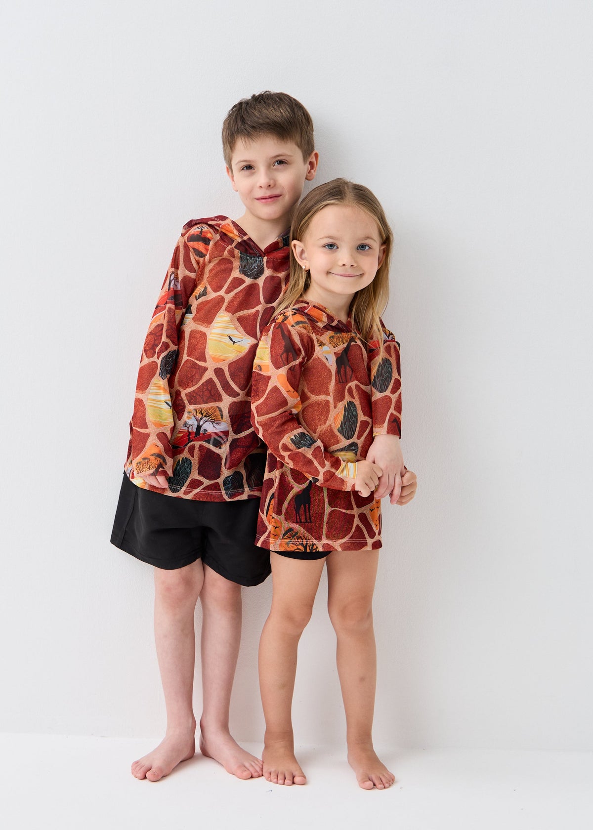 Giraffe Kids’ Smart Mesh Tunic - Sun-Safe "Full Family Look" - BRIKOLY
