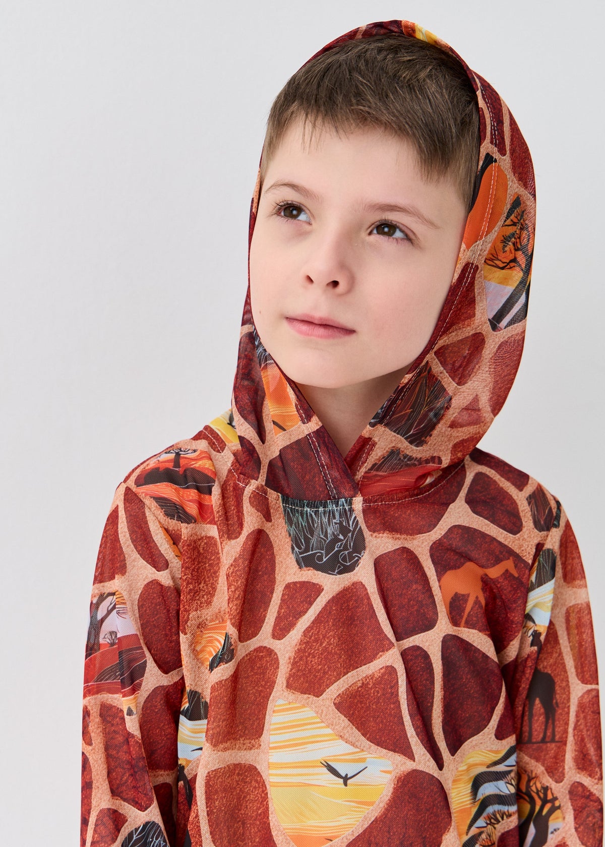 Giraffe Kids’ Smart Mesh Tunic - Sun-Safe "Full Family Look" - BRIKOLY