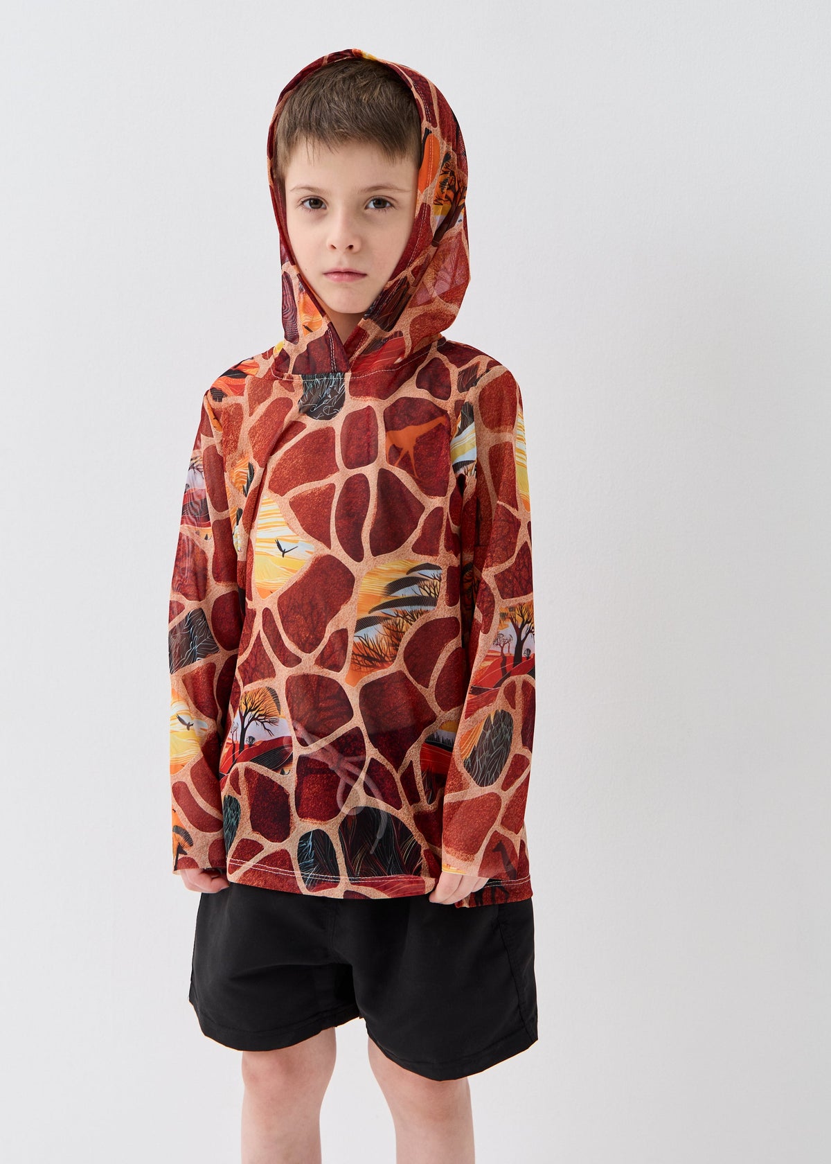 Giraffe Kids’ Smart Mesh Tunic - Sun-Safe "Full Family Look" - BRIKOLY
