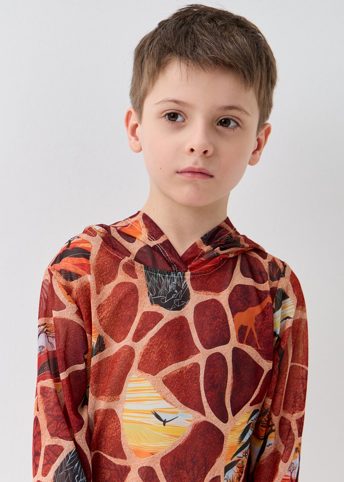 Giraffe Kids’ Smart Mesh Tunic - Sun-Safe "Full Family Look" - BRIKOLY