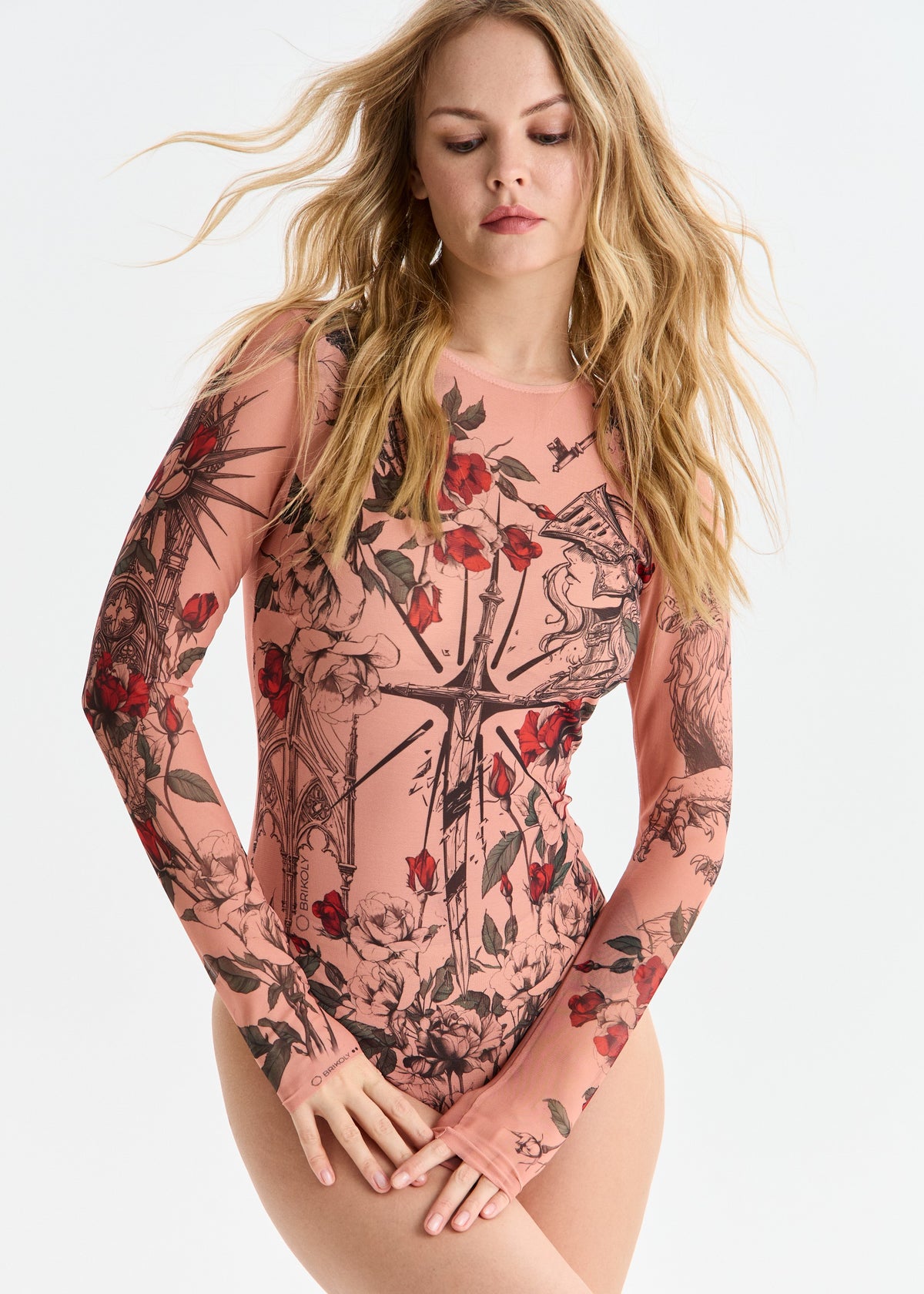 Madieval Tattoo Swimsuit with SPF 50 – Stylish Swimwear for Women