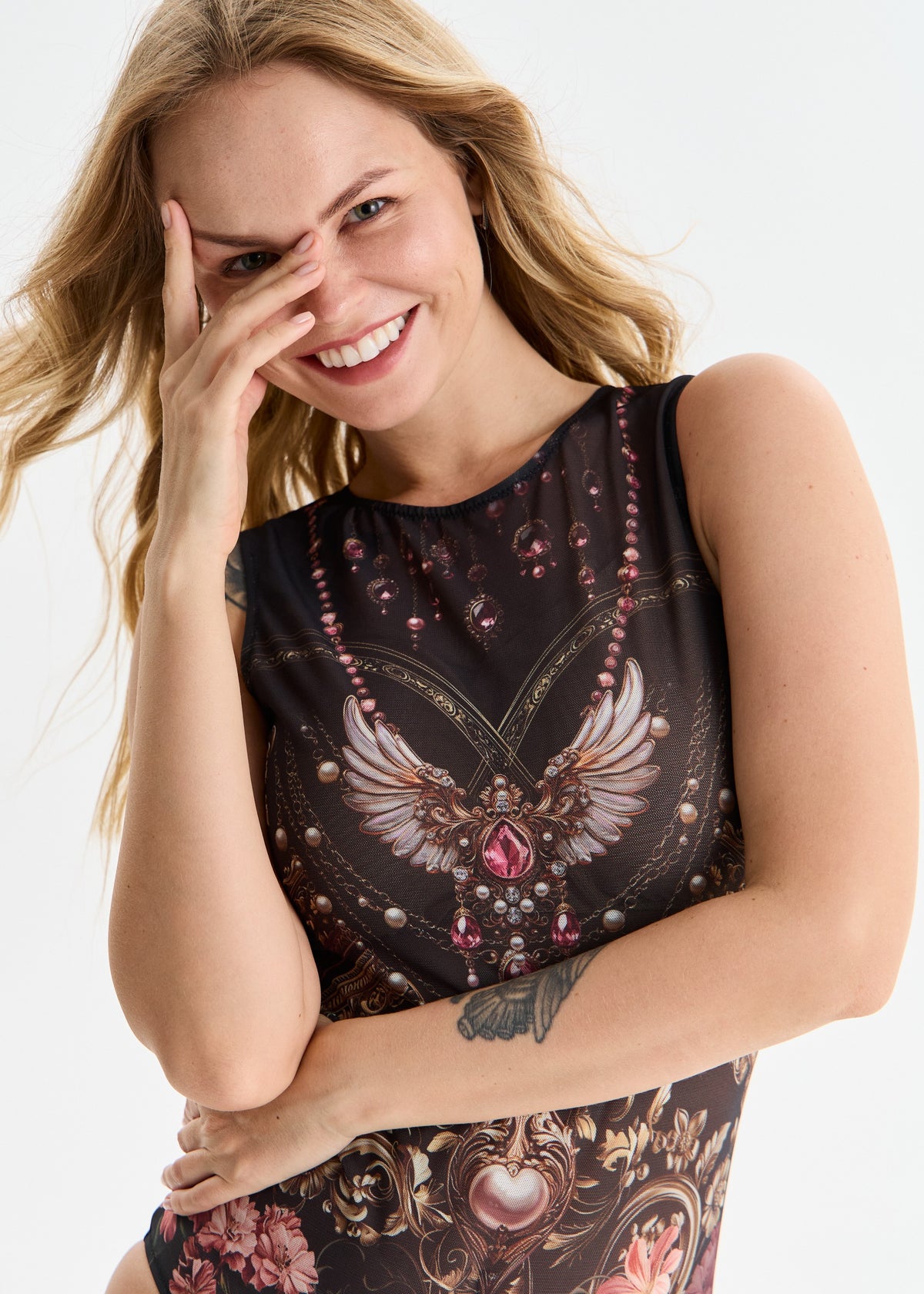 Le Bijou One-Piece – Sheer Mesh Smart Swimsuit with SPF 50