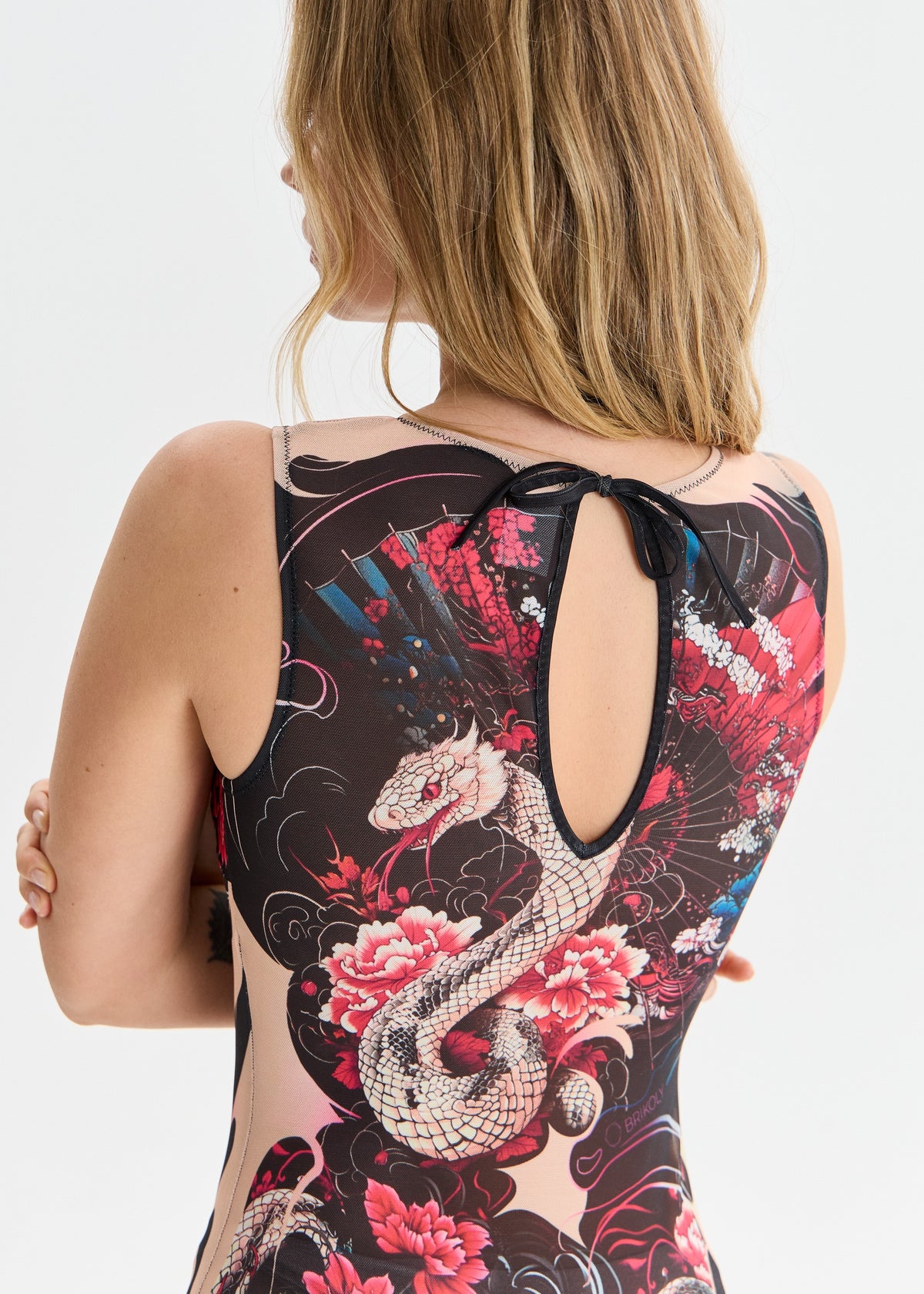 Geisha One-Piece – Sheer Mesh Smart Swimsuit with SPF 50