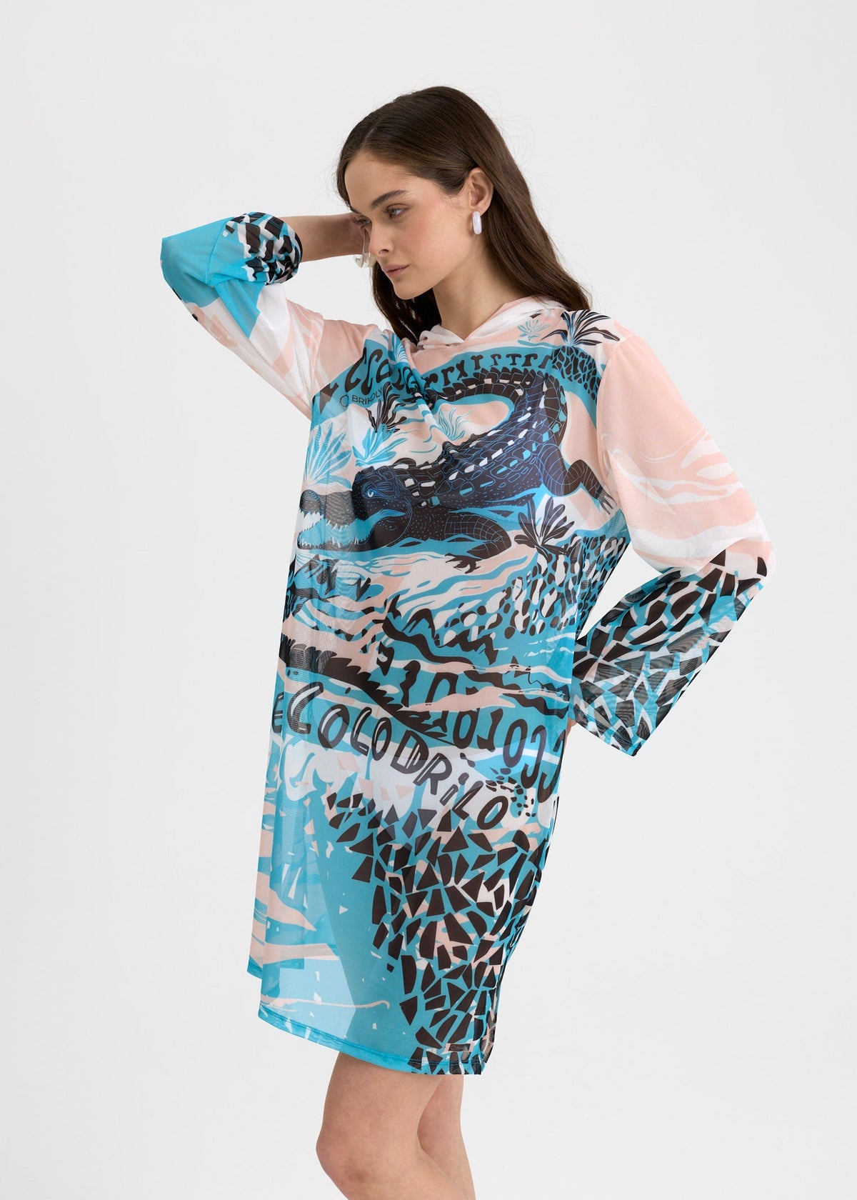 Coco Mesh Beach Tunic for Women – Lightweight UV Cover-Up with Exclusive Design - BRIKOLY