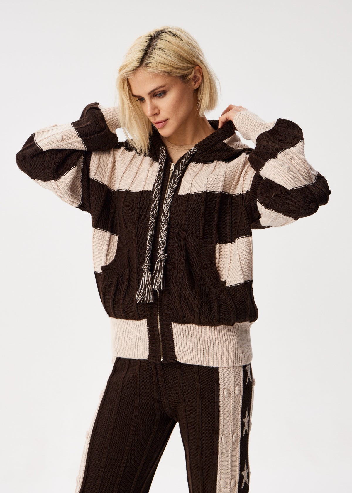 Brown Boho Knitwear Set - Cozy, Stylish & Versatile - BRIKOLY