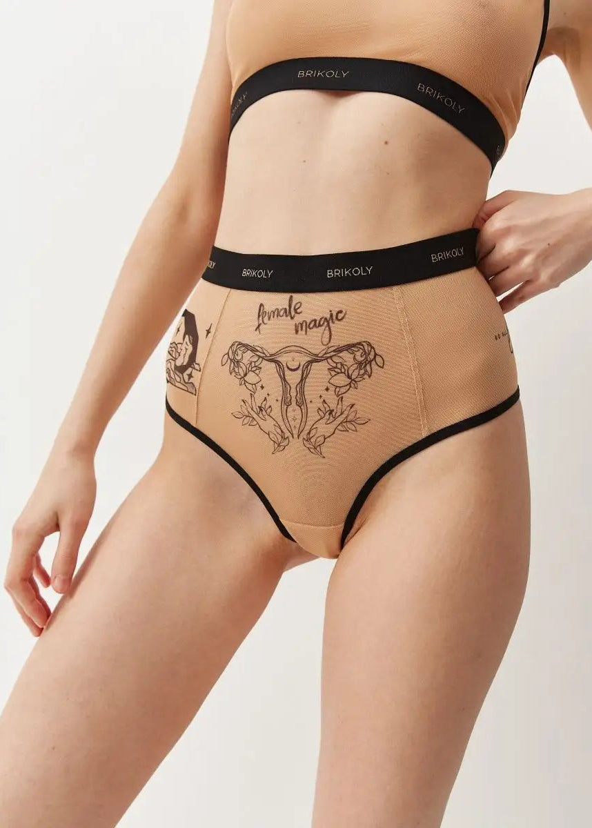 Sphinx Briefs for Women – High-Waisted Thong - BRIKOLY
