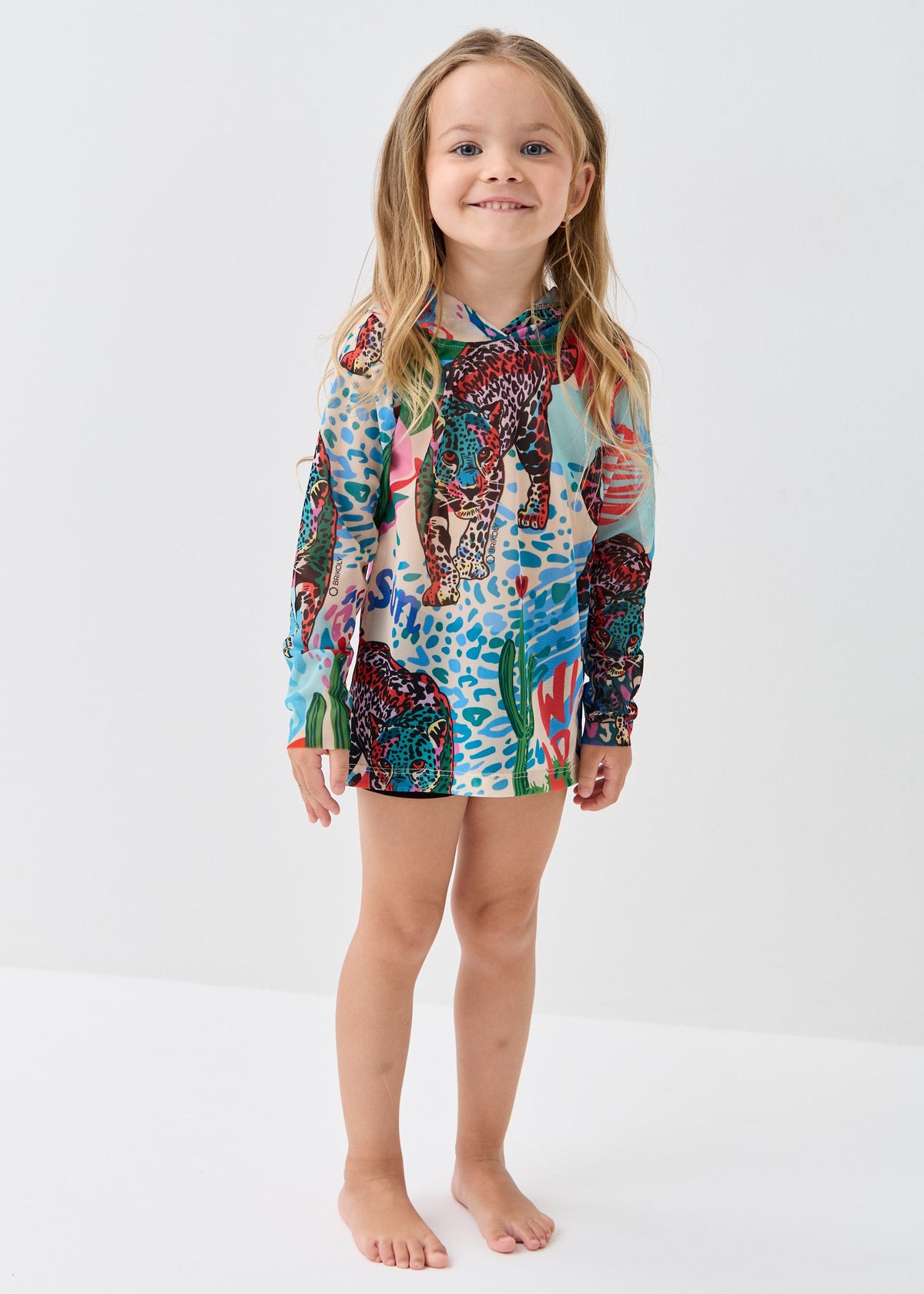 Jaguar Kids’ Smart Mesh Tunic - Sun-Safe "Full Family Look" - BRIKOLY