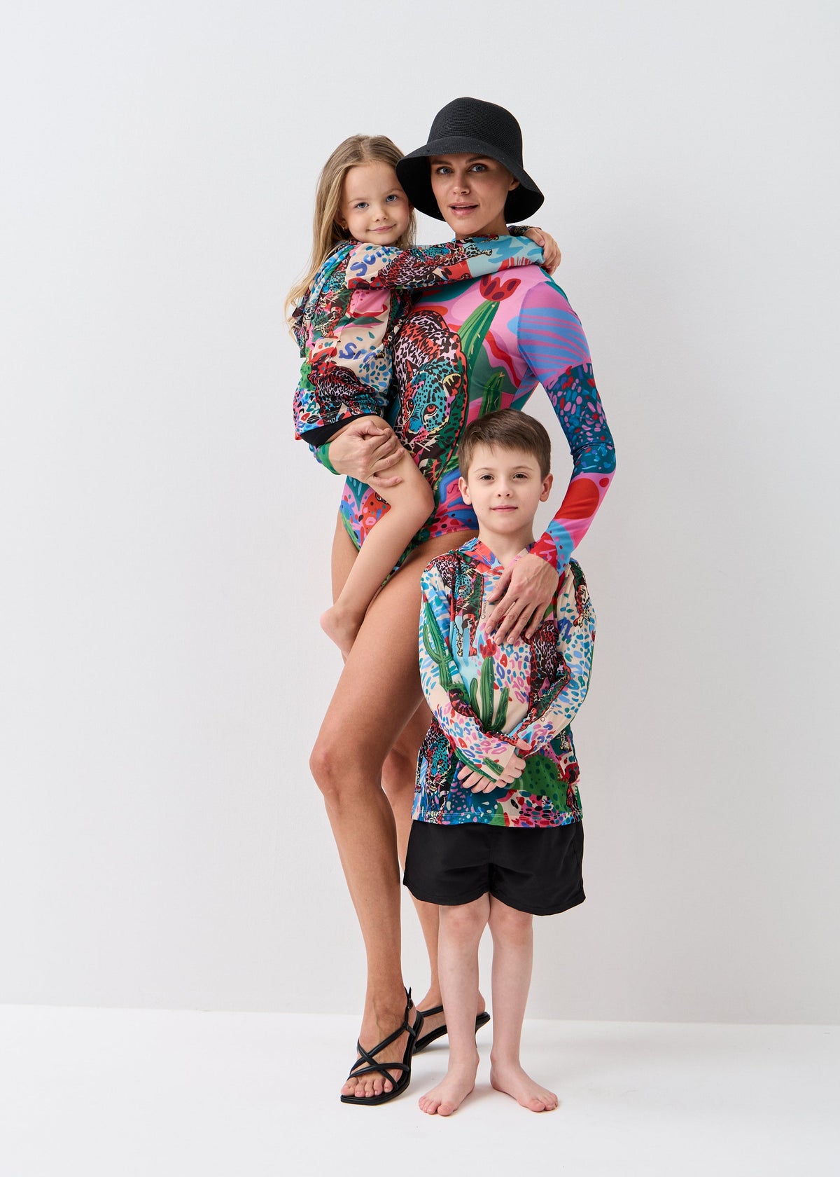 Jaguar Kids’ Smart Mesh Tunic - Sun-Safe "Full Family Look" - BRIKOLY