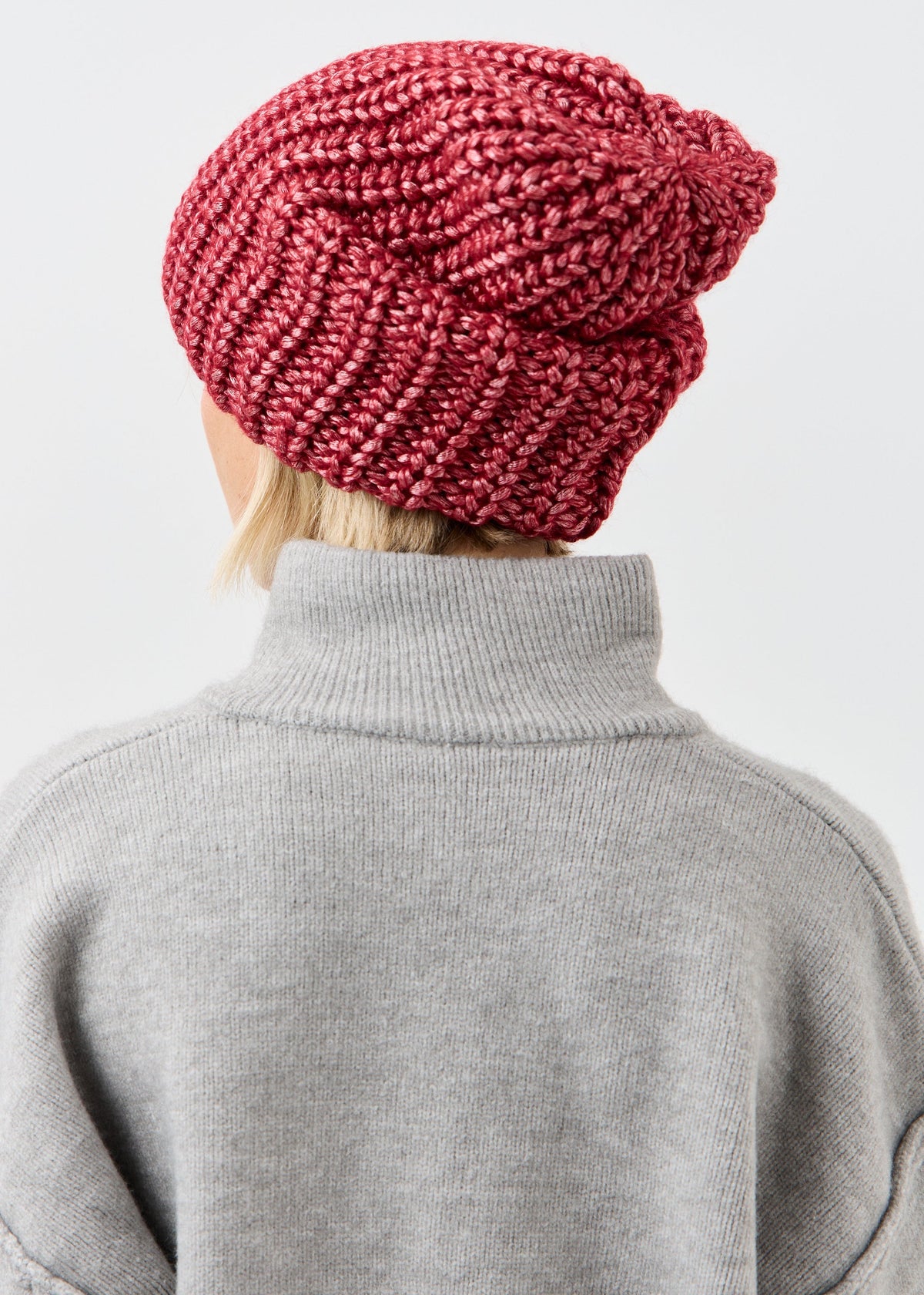 Oversized Double-Layer Wool Hat in Lusred (на проверку + заполнить) - BRIKOLY