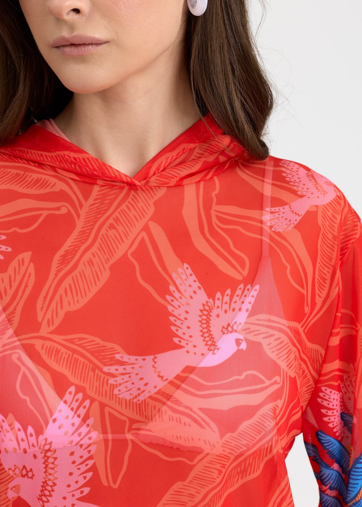 Shawl Mesh Beach Tunic for Women – Lightweight UV Cover-Up with Exclusive Design - BRIKOLY