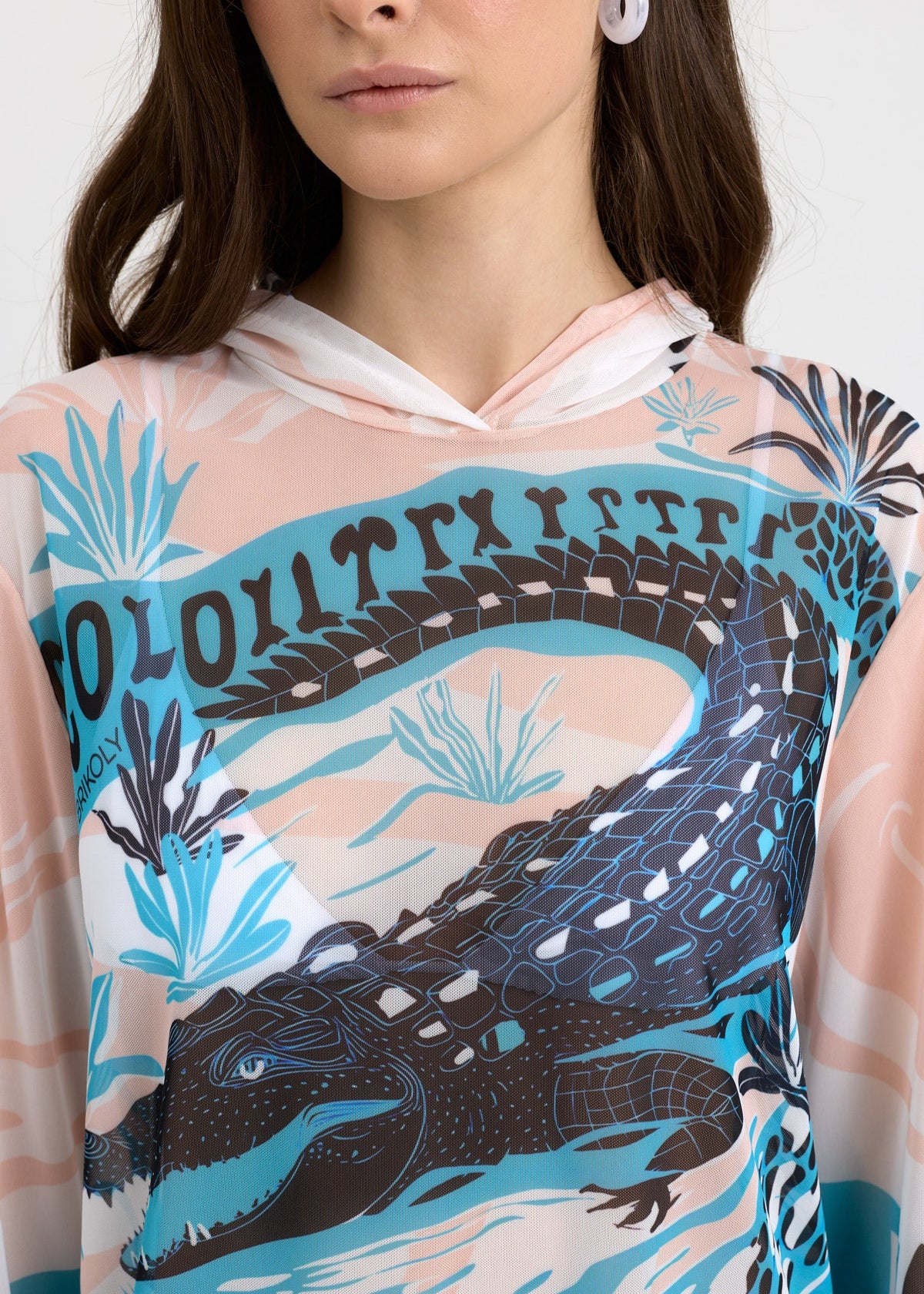 Coco Mesh Beach Tunic for Women – Lightweight UV Cover-Up with Exclusive Design - BRIKOLY