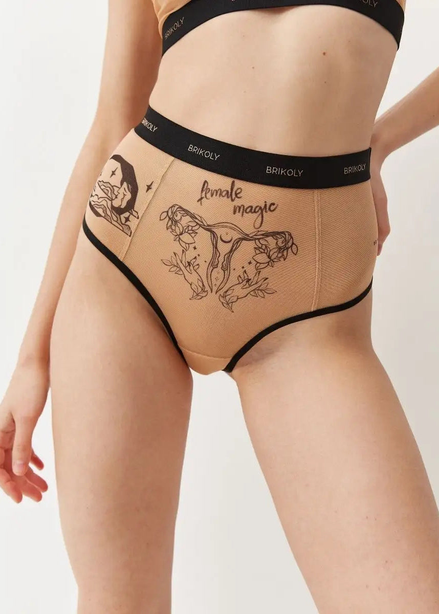 Sphinx Briefs for Women – High-Waisted Thong - BRIKOLY