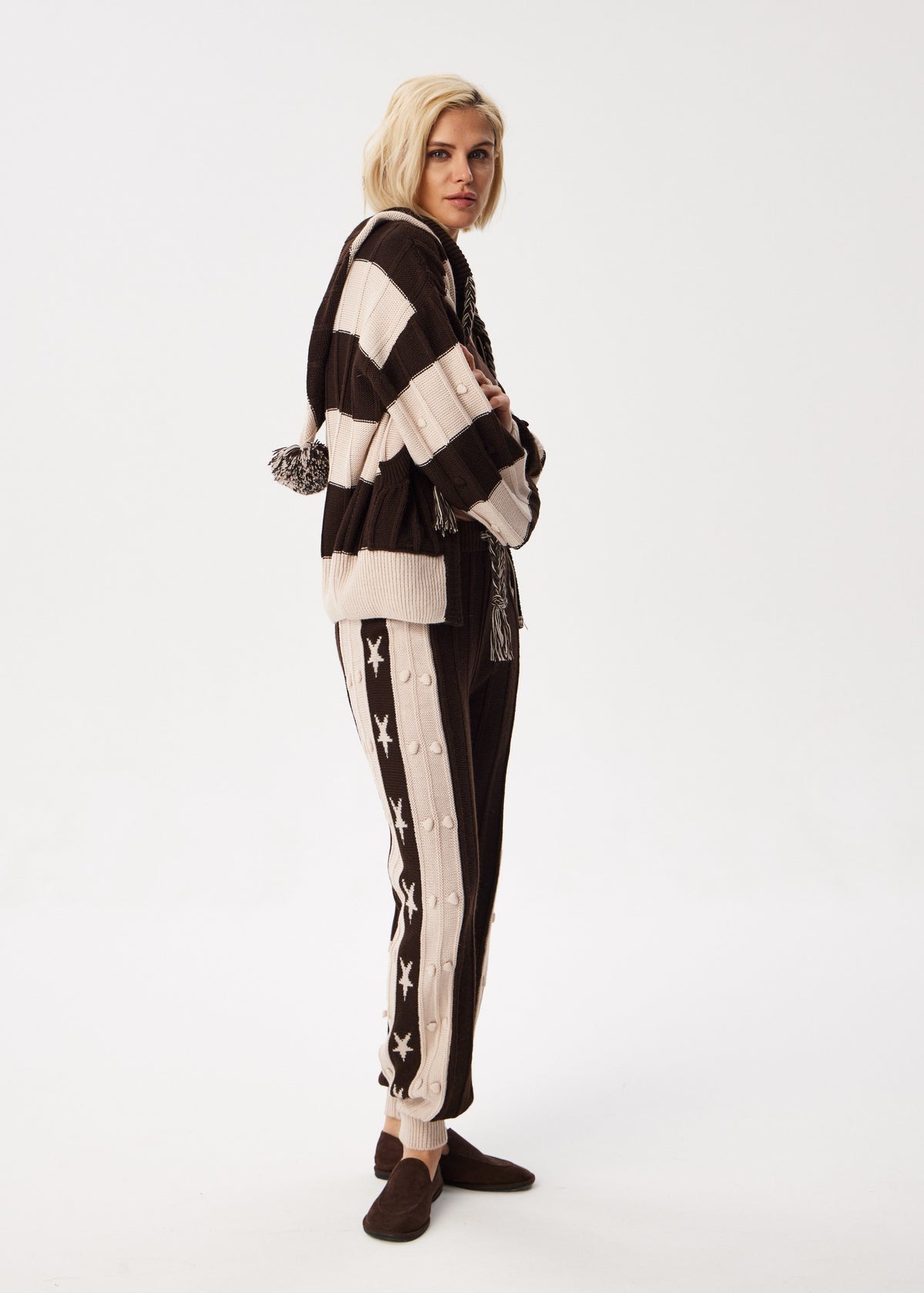 Brown Boho Knitwear Set - Cozy, Stylish & Versatile - BRIKOLY