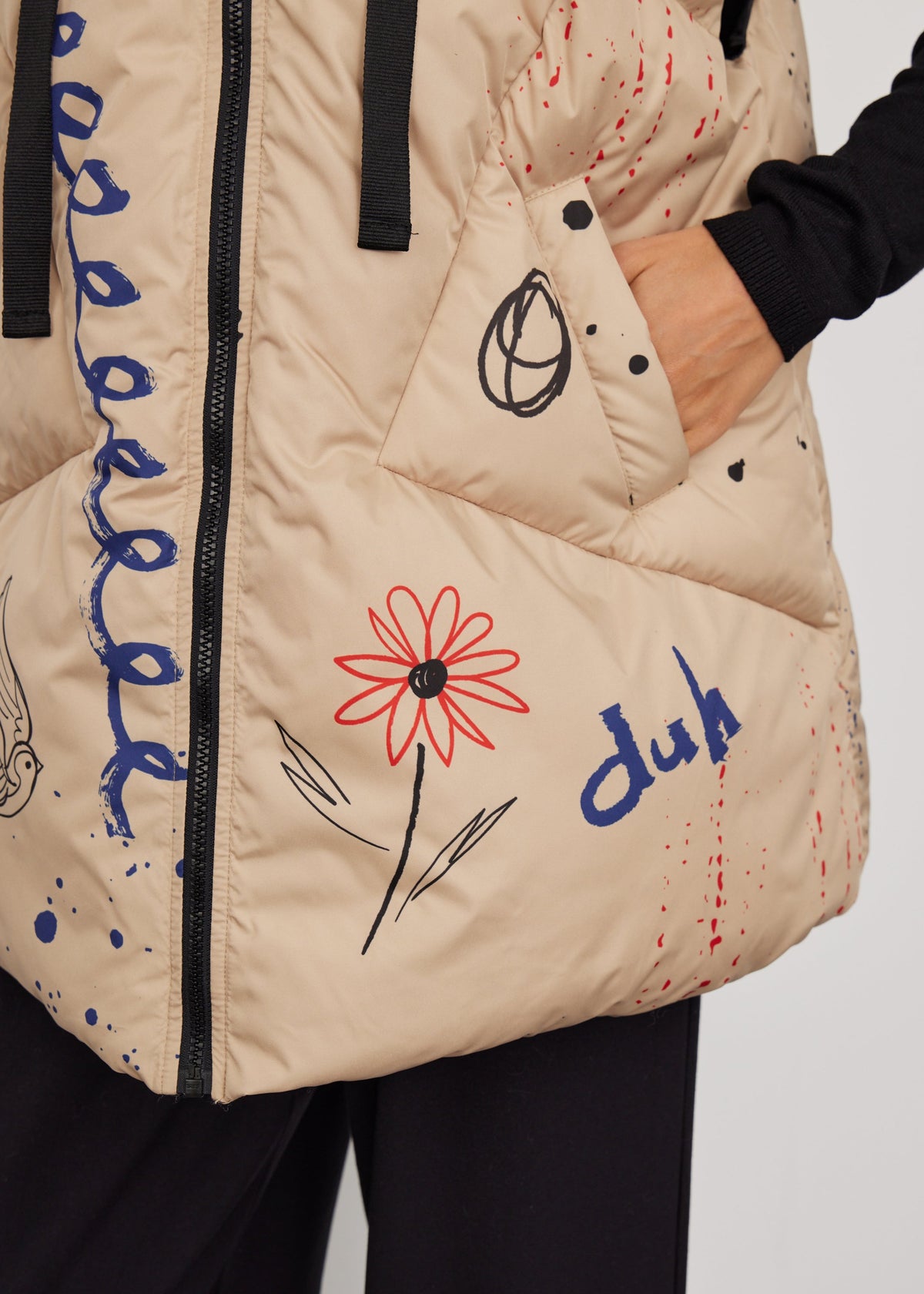 Girl Design Women’s Hooded Vest - BRIKOLY