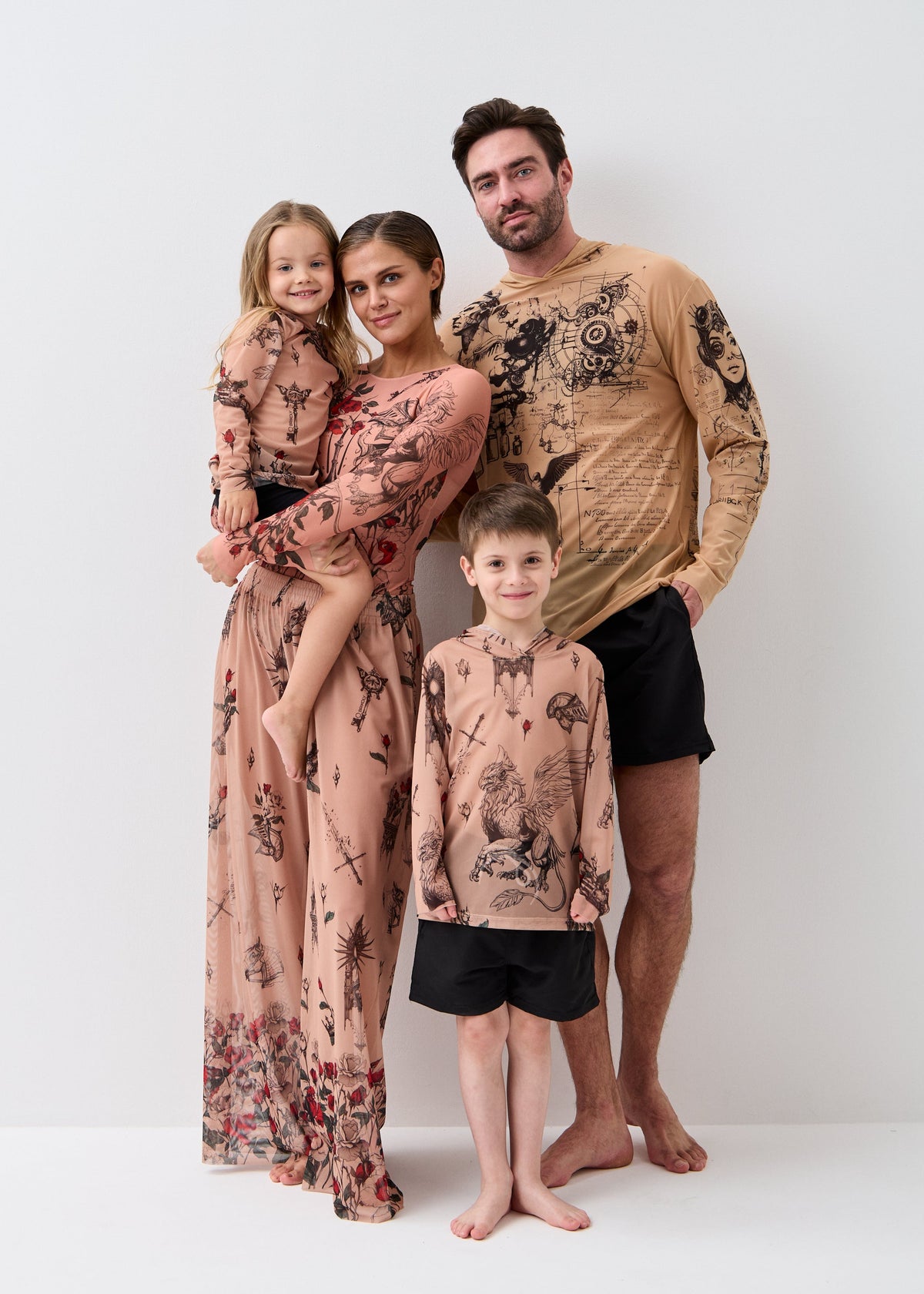 Medieval Kids’ Smart Mesh Tunic - Sun-Safe "Full Family Look" - BRIKOLY