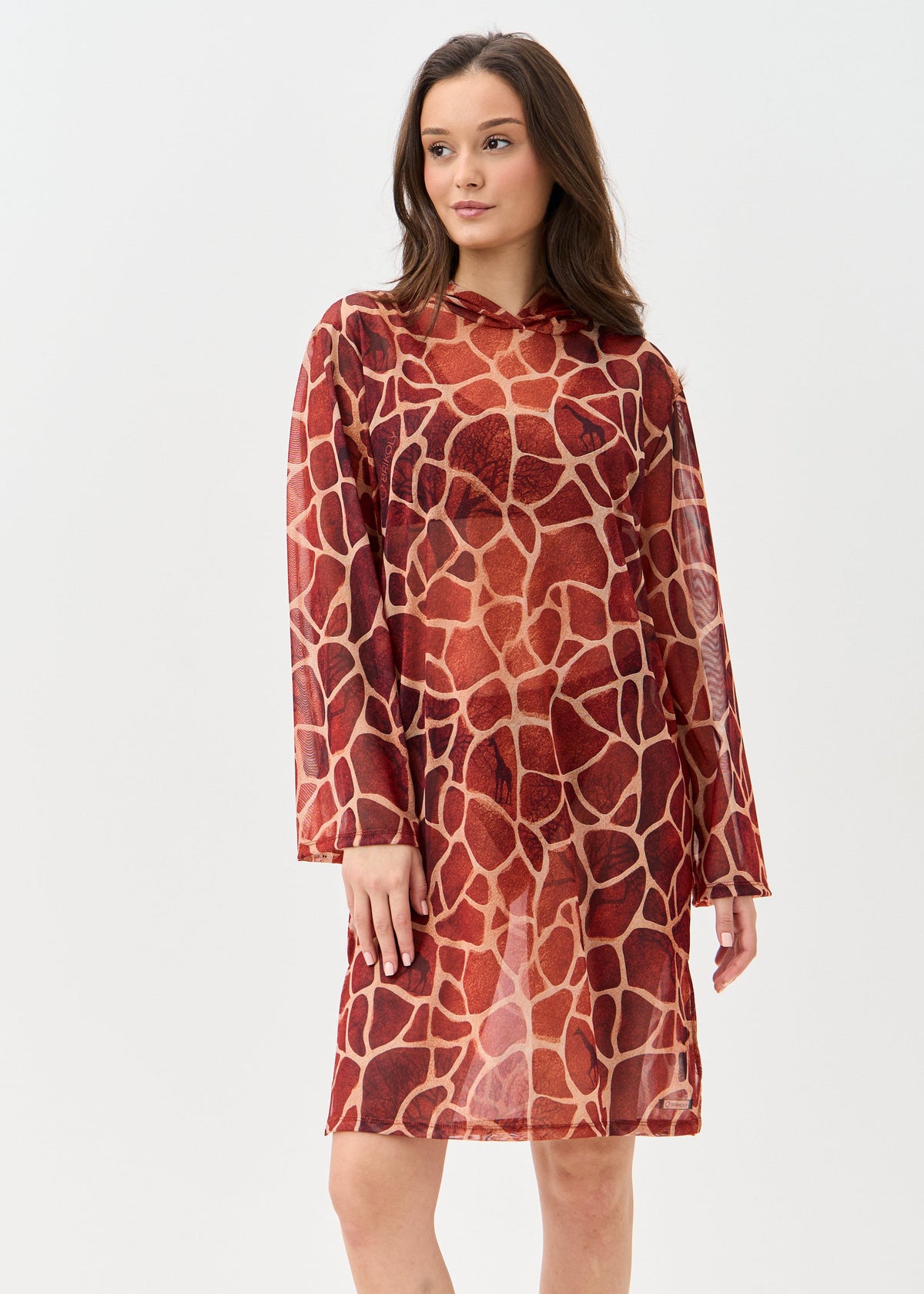 Girafee Mesh Beach Tunic for Women – Lightweight UV Cover-Up with Exclusive Design - BRIKOLY