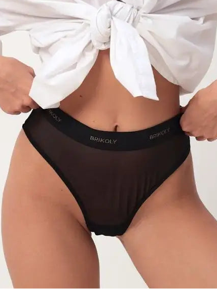 Black Sheer Brazilian Briefs – Elegant and Effortless (на проверку) - BRIKOLY
