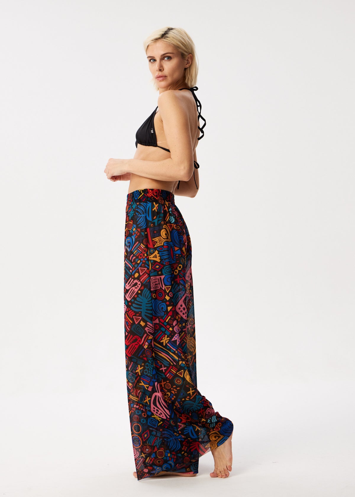 Fruits Tattoo Palazzo Pants – Style, Comfort, and Sun Protection