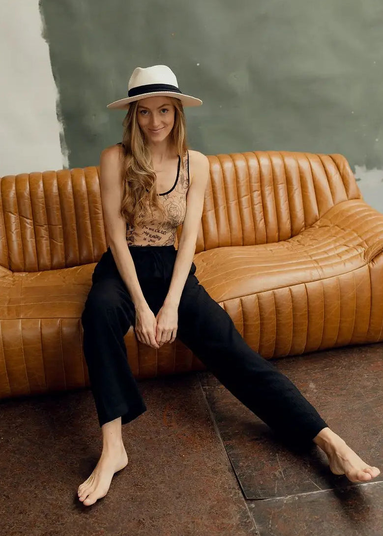 Alisa Mesh Sleeveless Bodysuit for Women - Tattoo Inspired Design - BRIKOLY