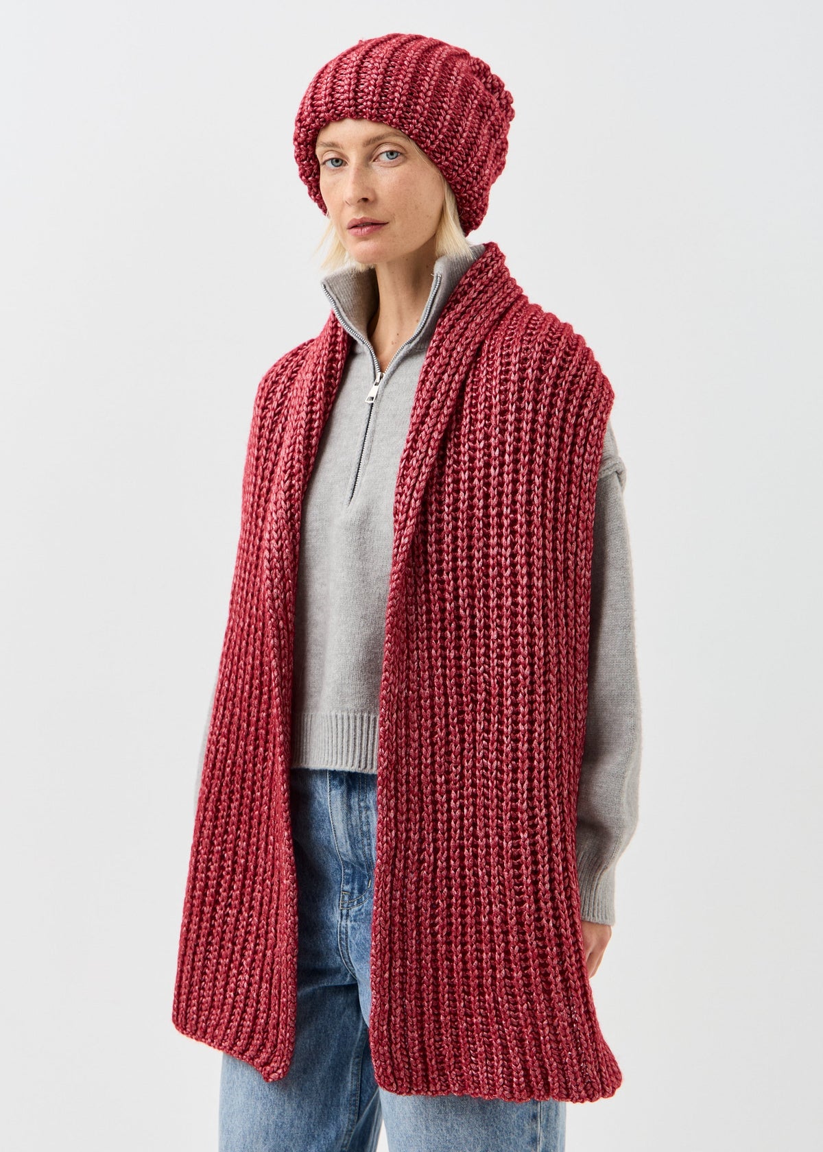 Oversized Double-Layer Wool Hat in Lusred (на проверку + заполнить) - BRIKOLY