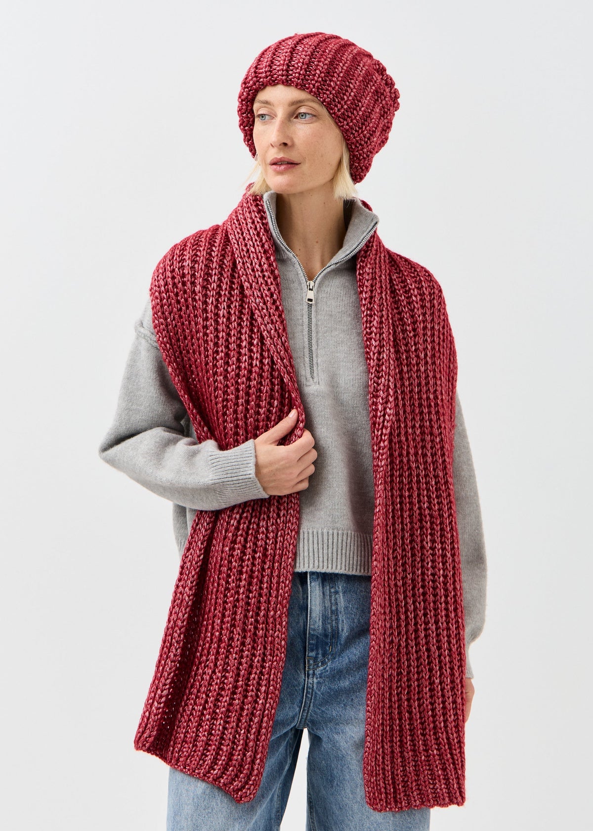 Oversized Double-Layer Wool Hat in Lusred (на проверку + заполнить) - BRIKOLY