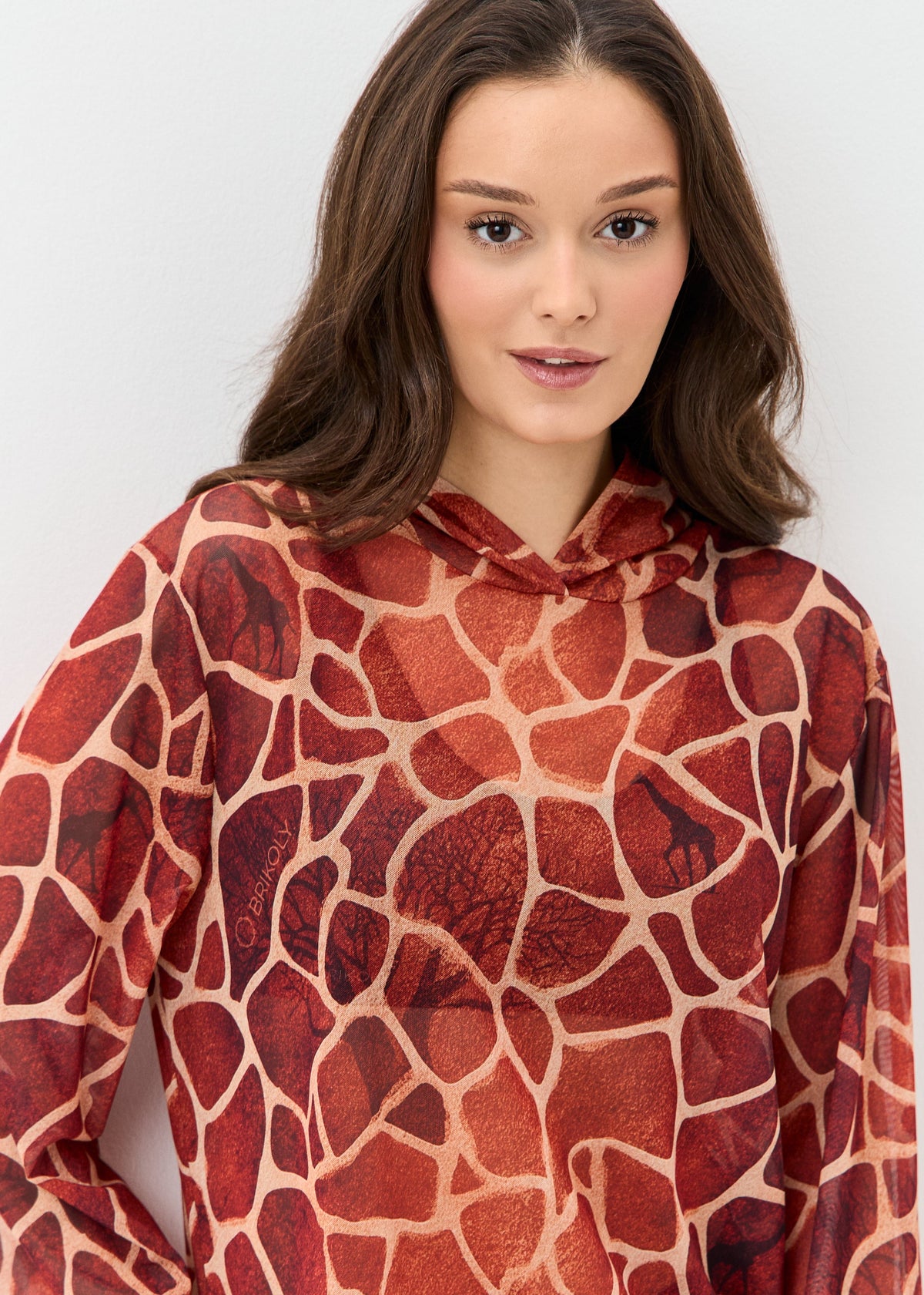 Girafee Mesh Beach Tunic for Women – Lightweight UV Cover-Up with Exclusive Design - BRIKOLY