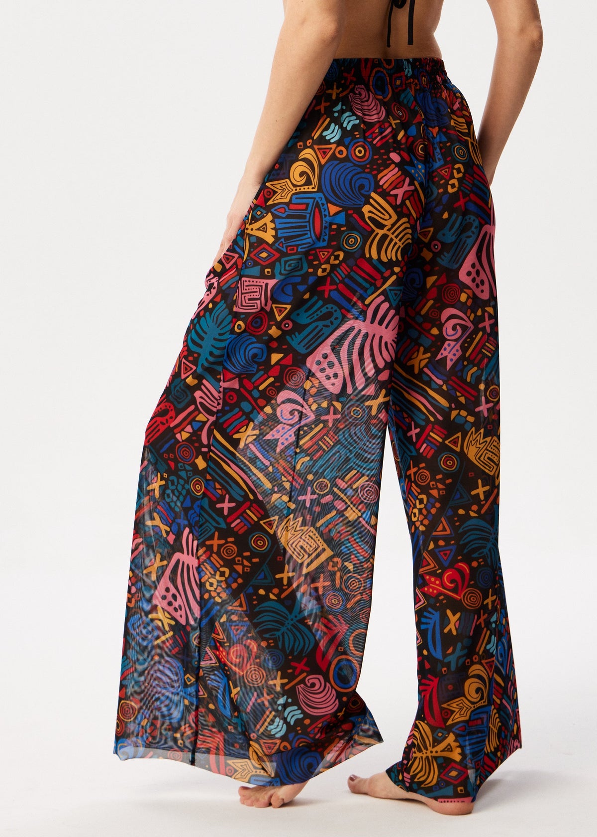 Fruits Tattoo Palazzo Pants – Style, Comfort, and Sun Protection