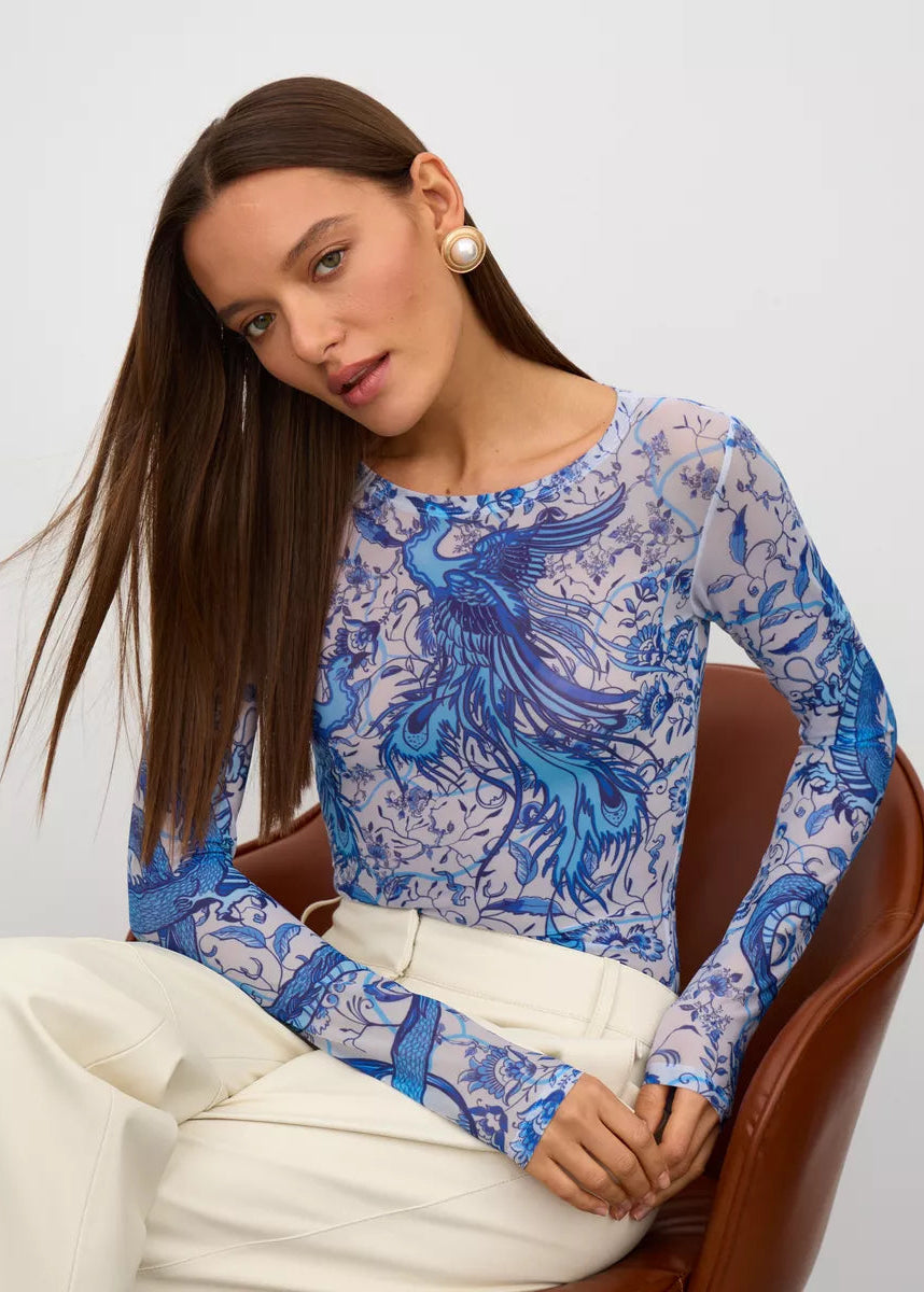 Firebirds Long Sleeve Bodysuit for Women – Unique Tattoo Design - BRIKOLY