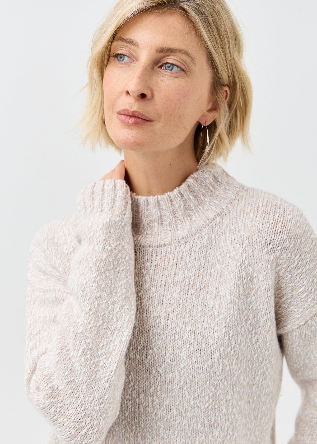 Women's ICE knit sweater, full view