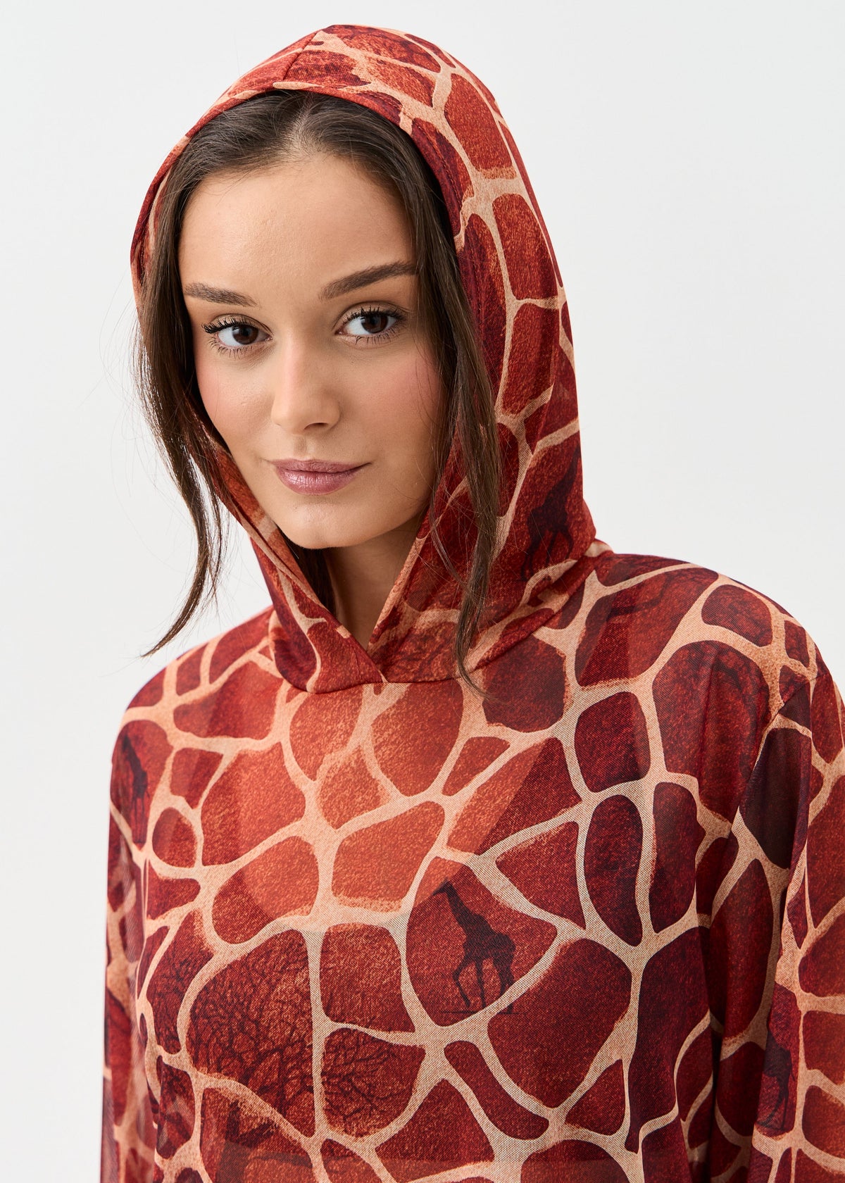 Girafee Mesh Beach Tunic for Women – Lightweight UV Cover-Up with Exclusive Design - BRIKOLY