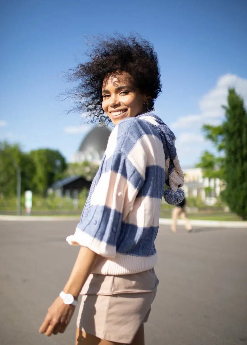 Denim Boho Knitwear Set - Cozy, Stylish & Versatile - BRIKOLY