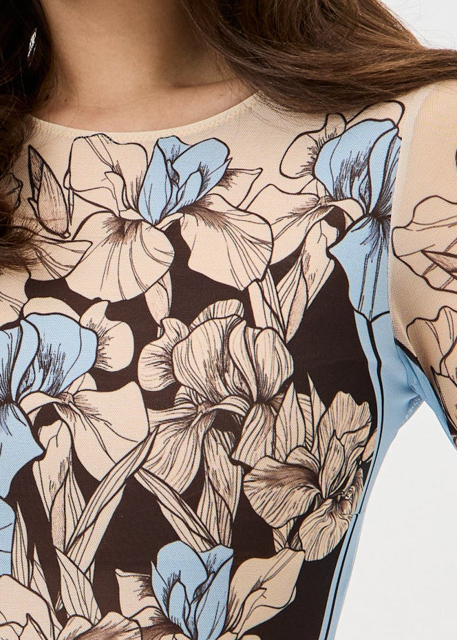 Iris Tattoo Swimsuit with SPF 50 Protection – Stylish Swimwear for Women