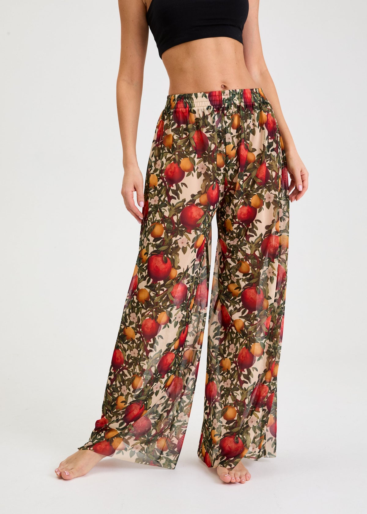 Greece Tattoo Palazzo Pants – Style, Comfort, and Sun Protection